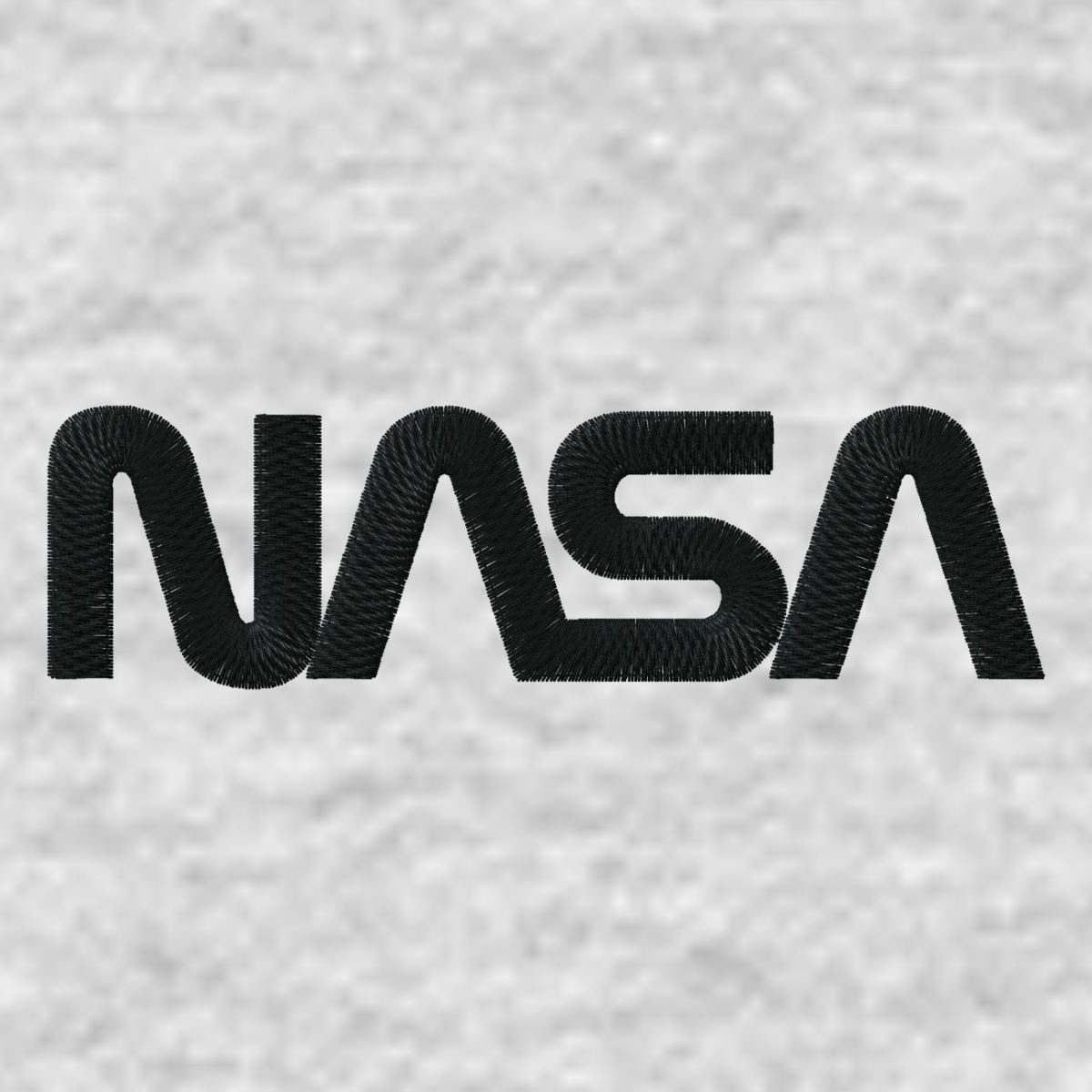 Spreadshirt Hoodie NASA Logo Klein Schwarz Stick Unisex Hoodie (1-tlg)