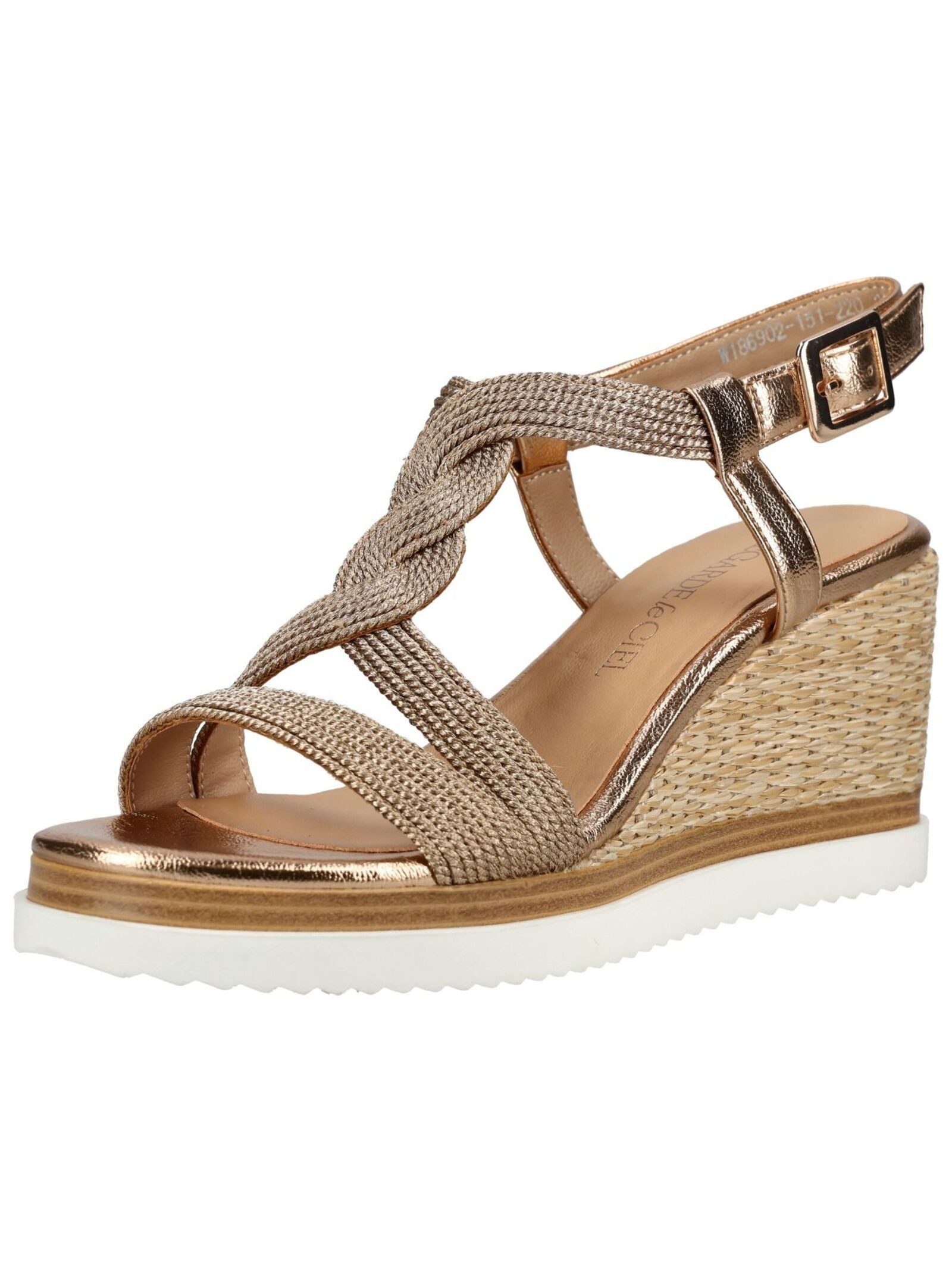 Regarde Le Ciel Regarde Le Ciel Sandalen Leder Keilsandalette günstig online kaufen