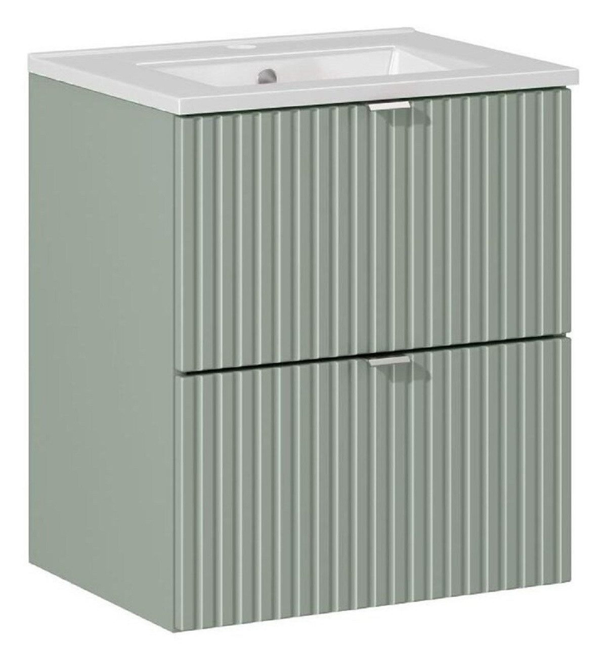 ROYAL24_MARKT Badmöbel-Set - Line Reed Green günstig online kaufen