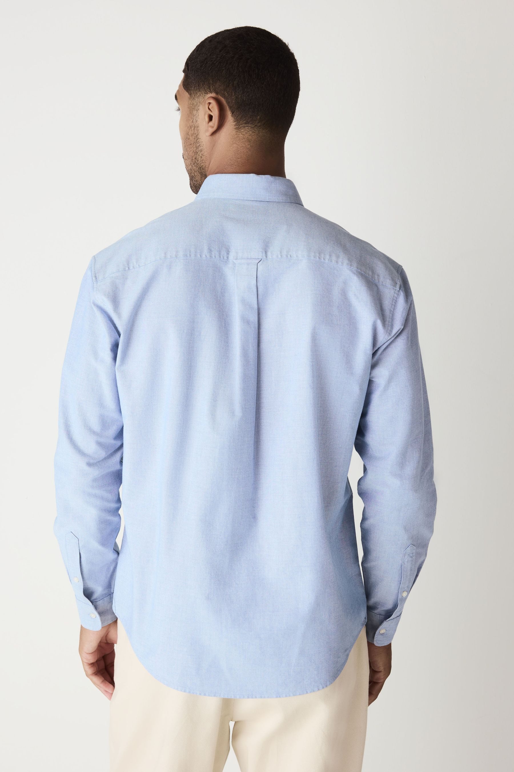 Next Langarmhemd Regular Fit Oxford-Langarmhemd (1-tlg) günstig online kaufen