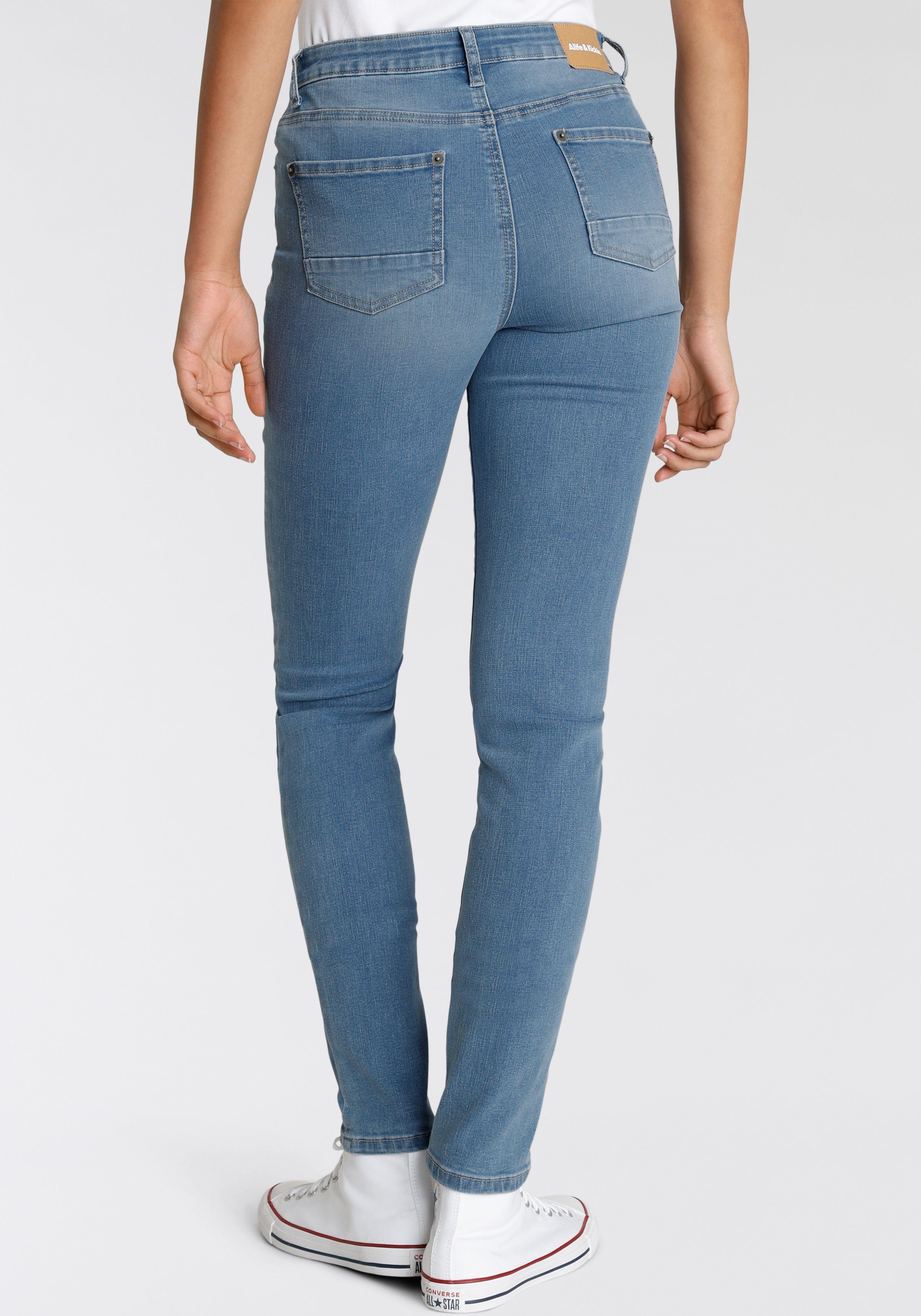 & High-waist-Jeans NolaAK Slim-Fit NEUE Alife KOLLEKTION used blue Kickin