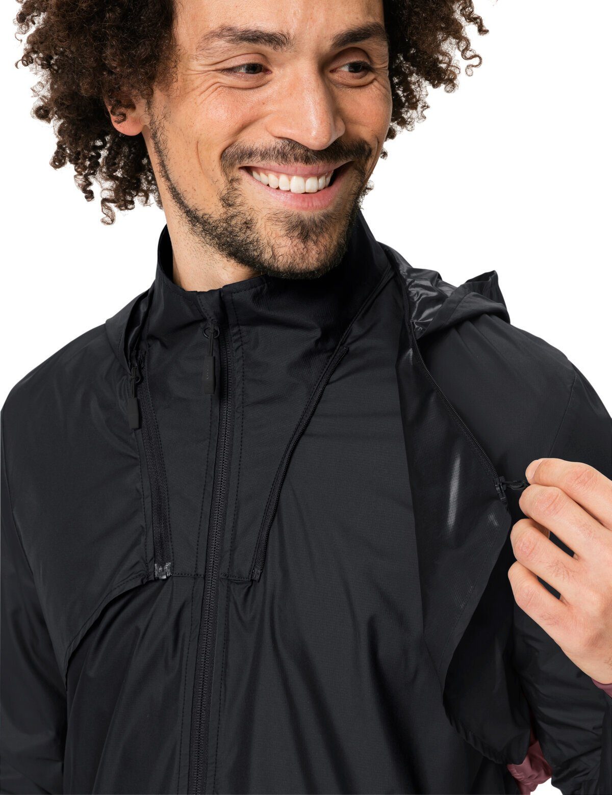 Year (1-St) Jacket All Outdoorjacke Men's ZO kompensiert black VAUDE Klimaneutral Moab Light