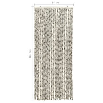 vidaXL Insektenschutz-Vorhang Insektenschutz-Vorhang Hell- und Dunkelgrau 56x185 cm Chenille