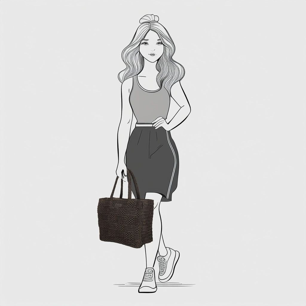 Enrico Benetti Strandtasche Badetasche klein Sommertasche Damen (mit Reißverschluss, leicht), Strohtasche, in schöner Bastoptik