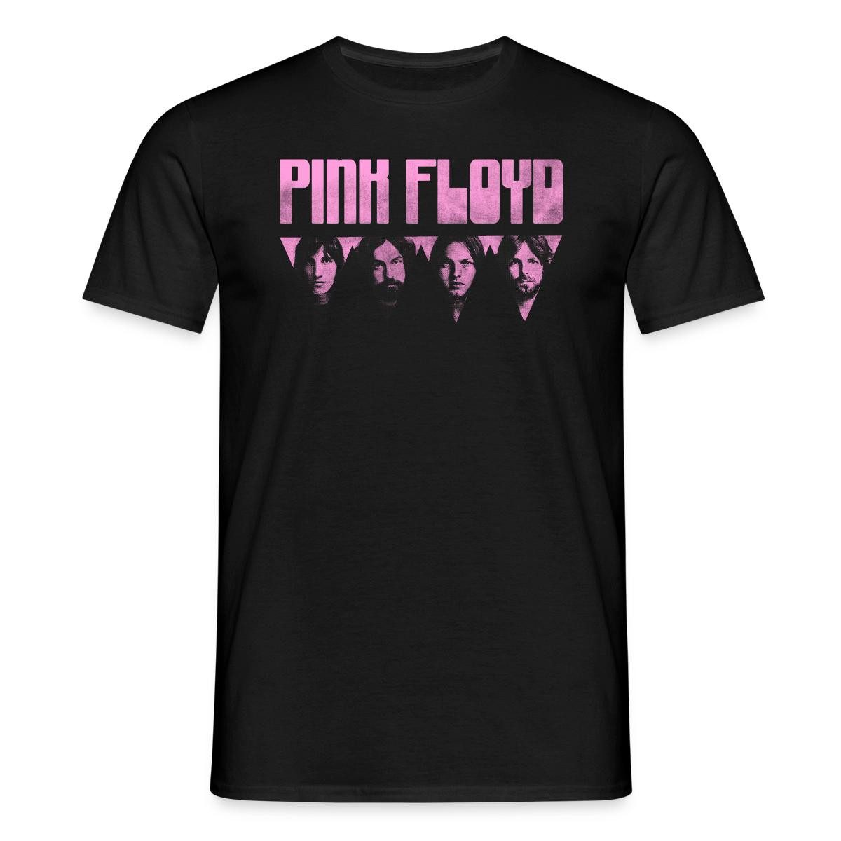 Spreadshirt T-Shirt Pink Floyd Logo Pink Männer T-Shirt (1-tlg)