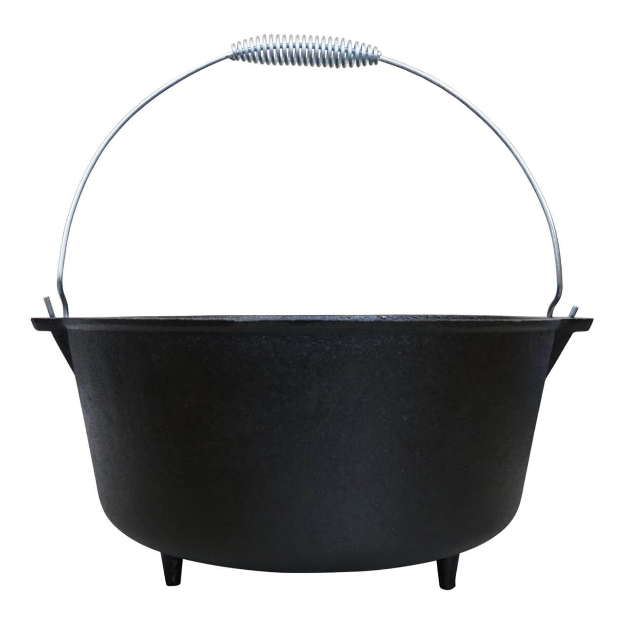 BlueCraft Schmortopf, Gusseisen, Premium Dutch Oven 4.5 qt mit Füßen