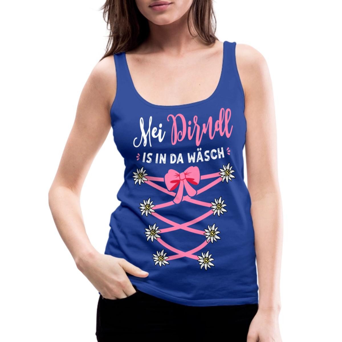 Spreadshirt T-Shirt Dirndl Spruch Mit Blumen günstig online kaufen