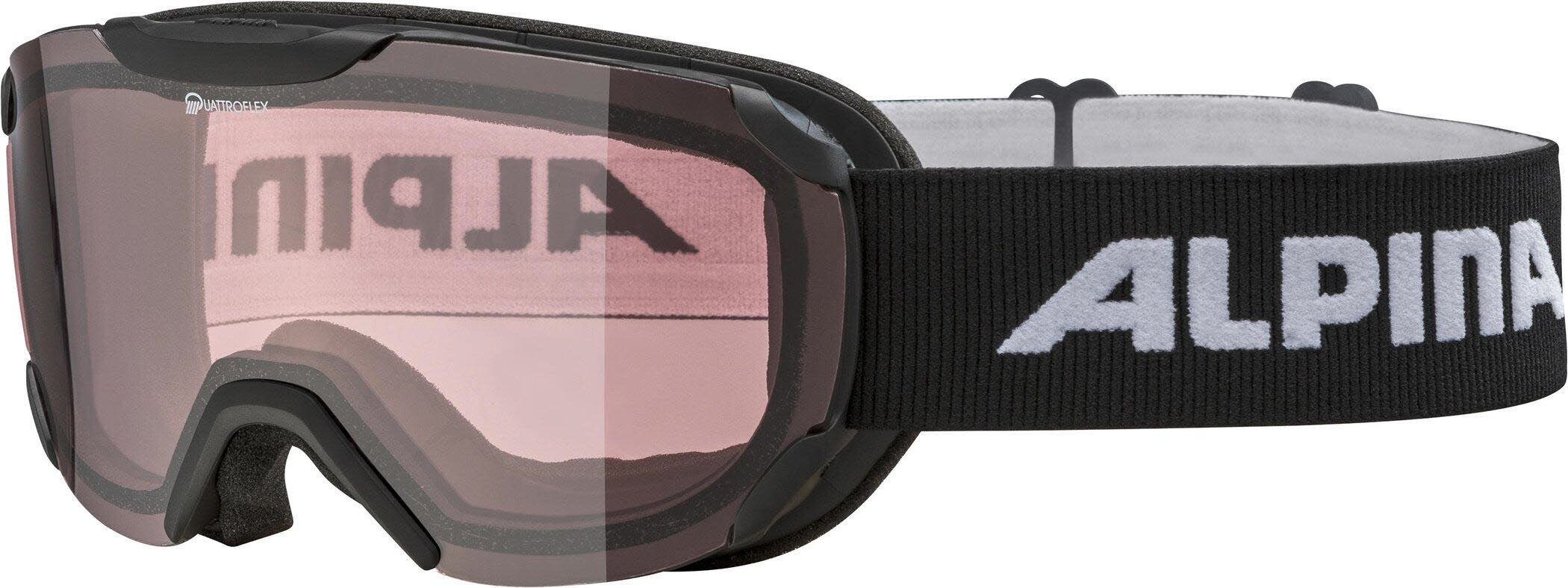 Skibrille black Alpina Alpina Sports matt