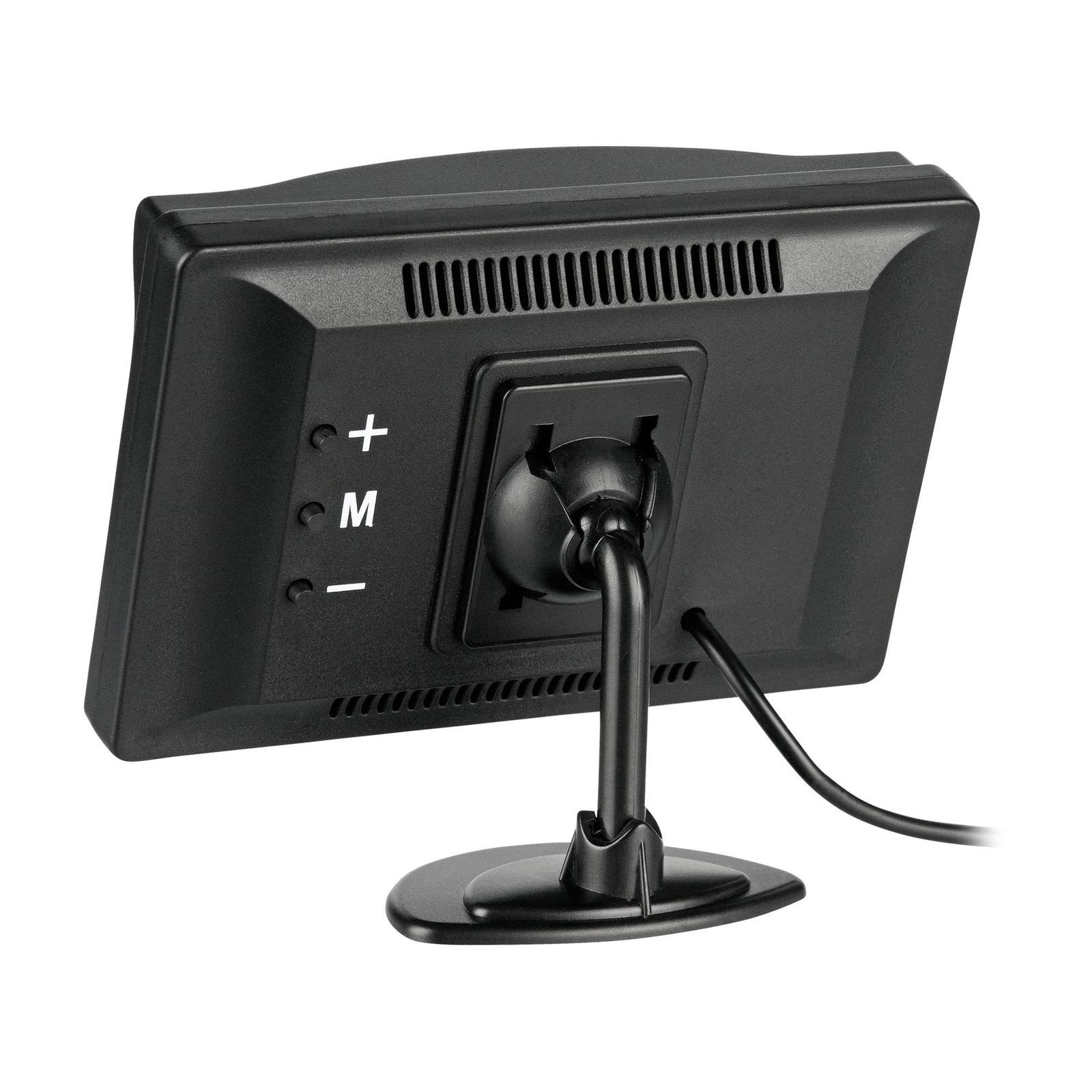 Auflösung, für IPS Rückfahrkamera, und Rückfahrkamera Monitor, Auto 5" 170°, Kennzeichenhalter) CARMATRIX HD BDW-500 (HD Nummernschild, mit Funk-Rückfahrsystem Monitor