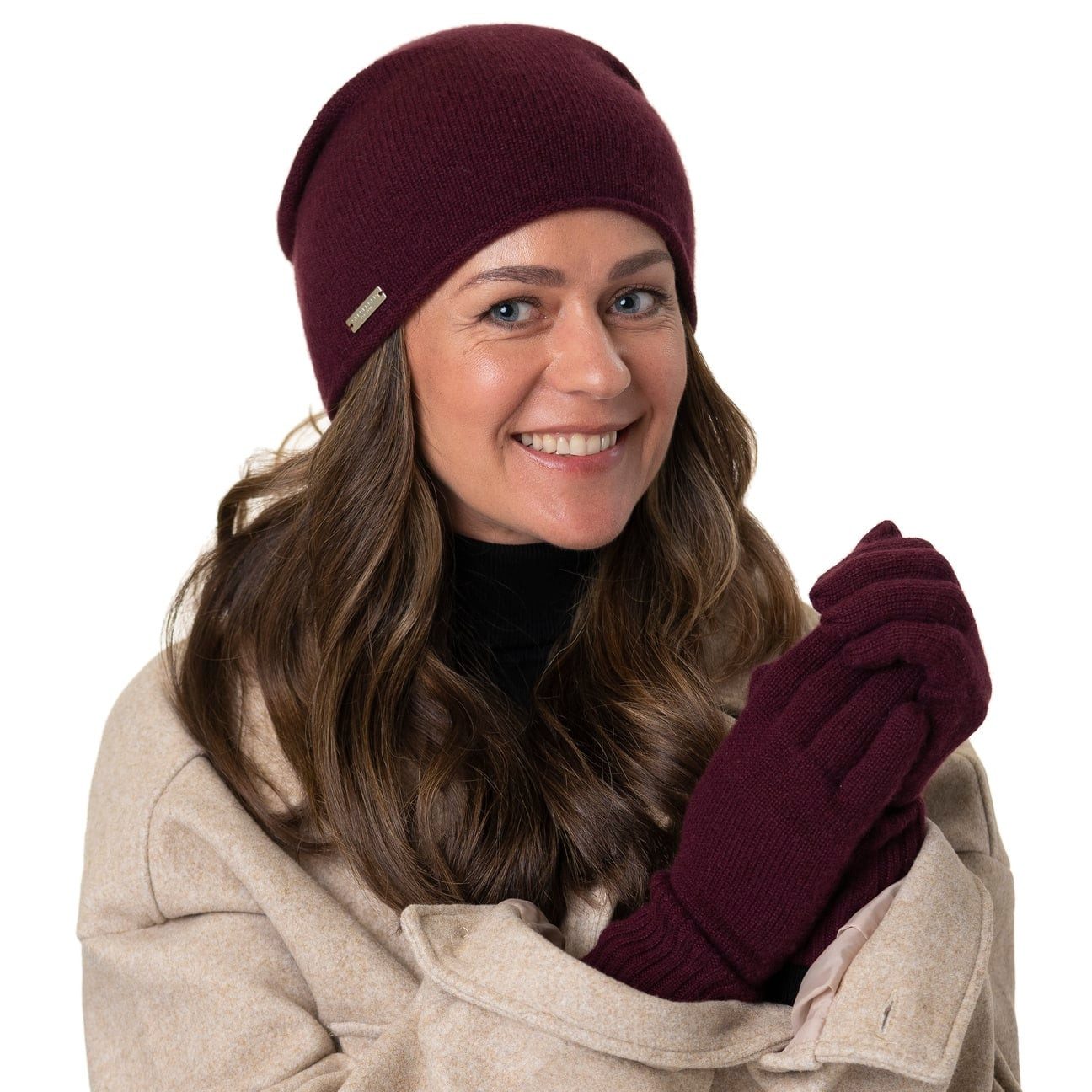 Seeberger Strickhandschuhe (1-St) Handschuhe