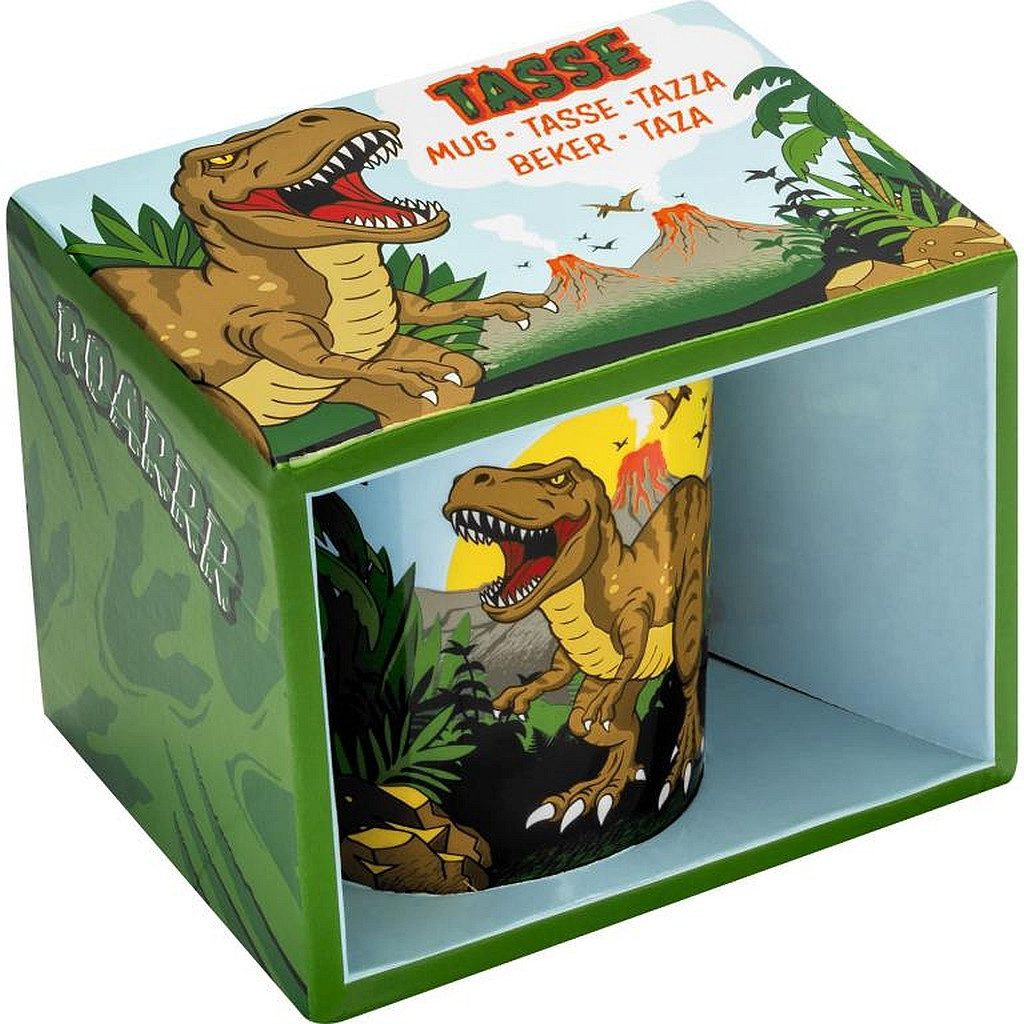 Sheepworld Tasse Kinder Tasse Becher Milch Kakaotasse 20cl Geschenk Sheepworld DINO, Material: Porzellan