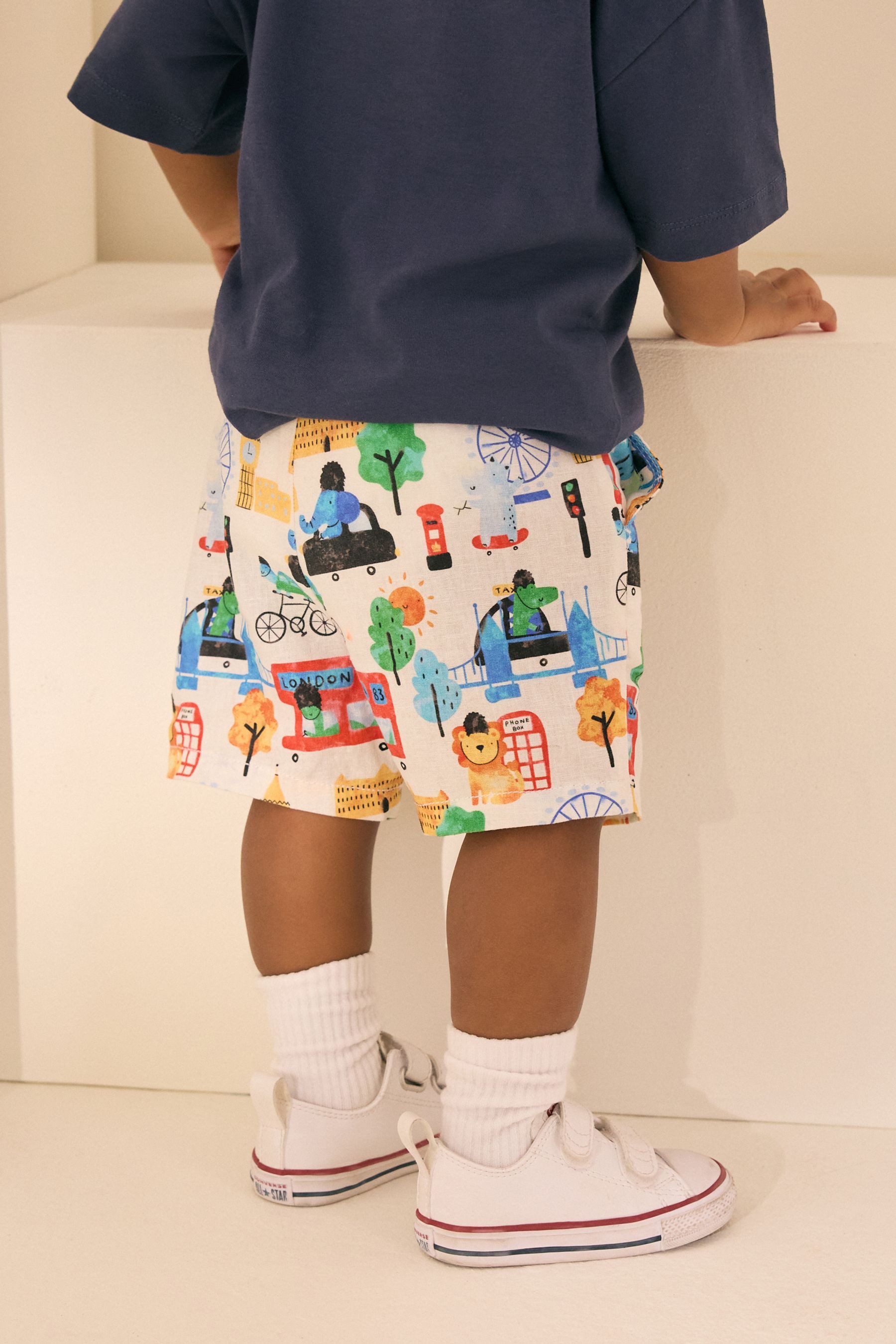 Next Webshorts Pull-On Shorts aus Leinen günstig online kaufen