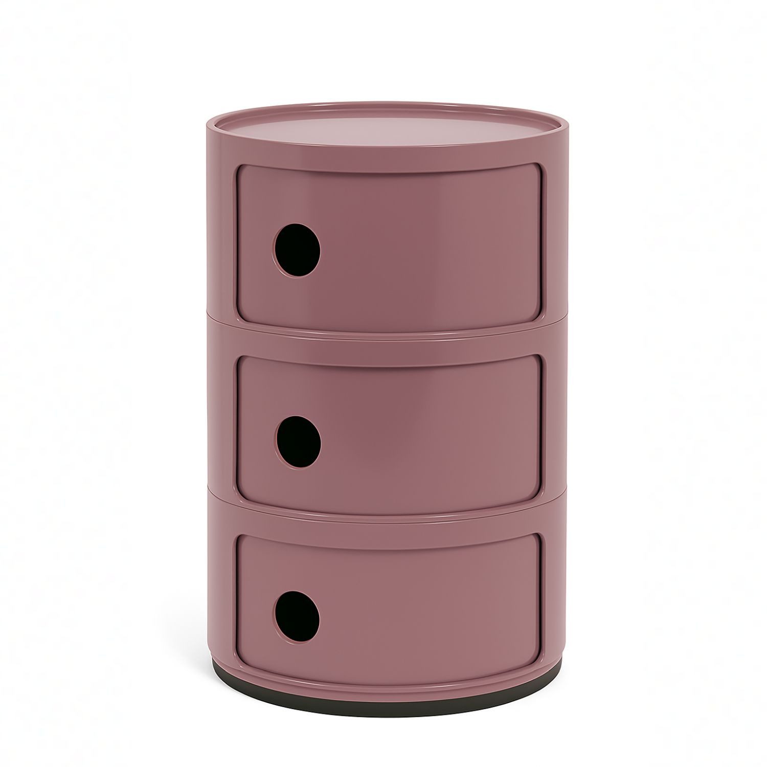 Kartell Container Componibili mit drei Fächern Malve