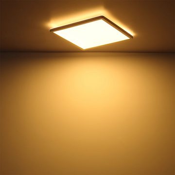 etc-shop LED Deckenleuchte, LED-Leuchtmittel fest verbaut, Warmweiß, Badezimmer Lampe LED Deckenleuchte Deckenlampe IP44