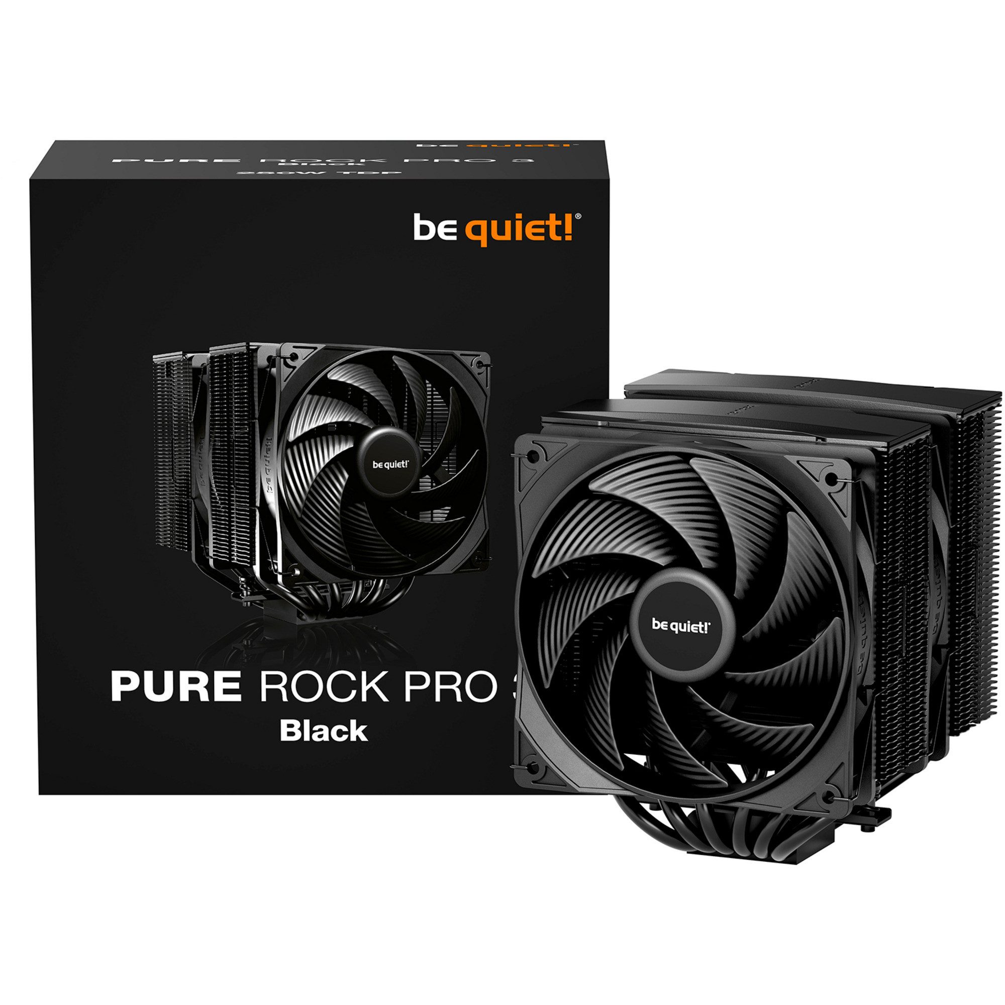 CPU Kühler be quiet! Pure Rock Pro 3 Black, CPU-Kühler