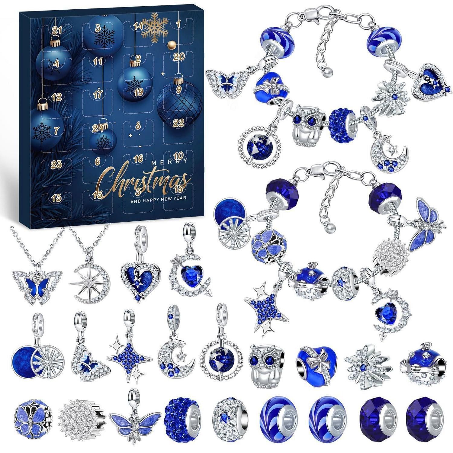 LuxusKollektion Schmuck-Adventskalender Adventskalender Schmuck 2026 DIY Perlen