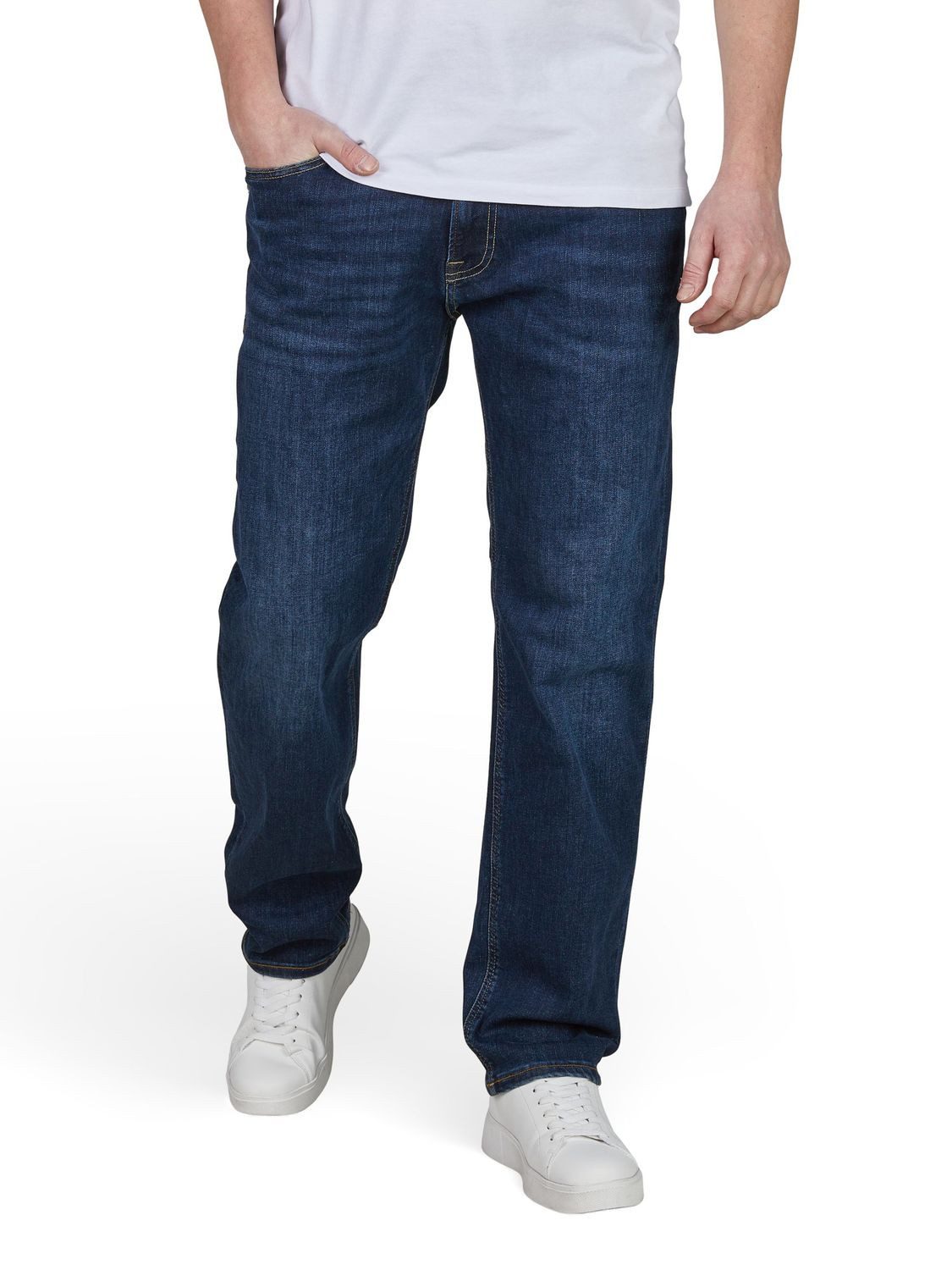 Jack & Jones Straight-Jeans Herren Jeanshose günstig online kaufen