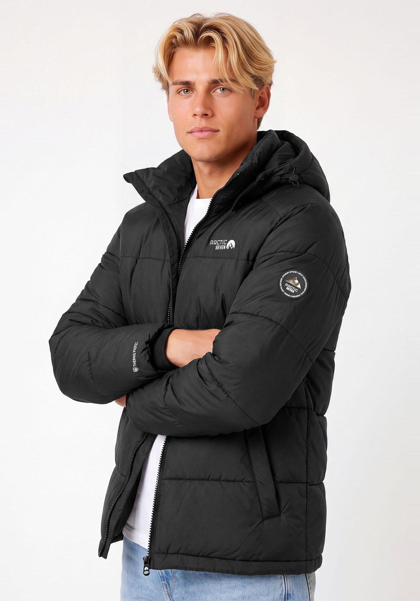 Arctic Seven Winterjacke ASYetii mit hochwertigem Steppdesign – Bild 3 von 5