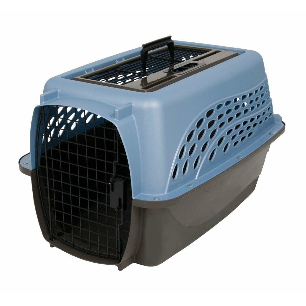 petmate Hunde-Transportbox 2 Door Top Load Kennel S Blue