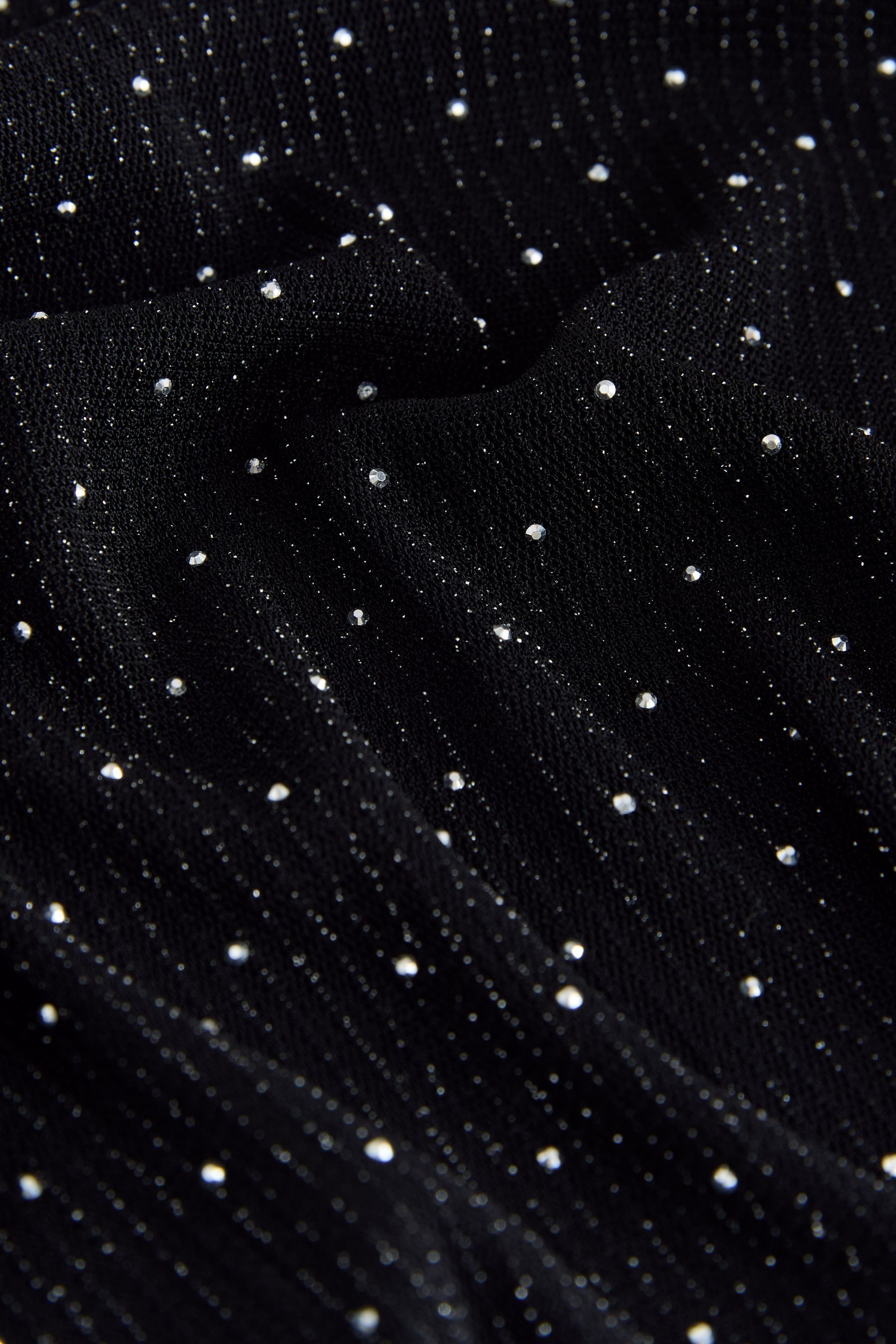 Next Langarmbluse Transparentes Langarmoberteil, Glitzer, Raffung (1-tlg) günstig online kaufen