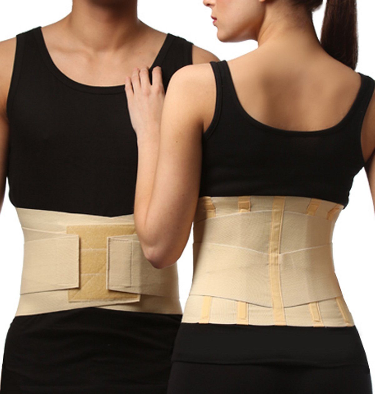 Tonus Elast Rückenbandage Rückenbandage Stütze verstärkt TE0012-01, Stütze