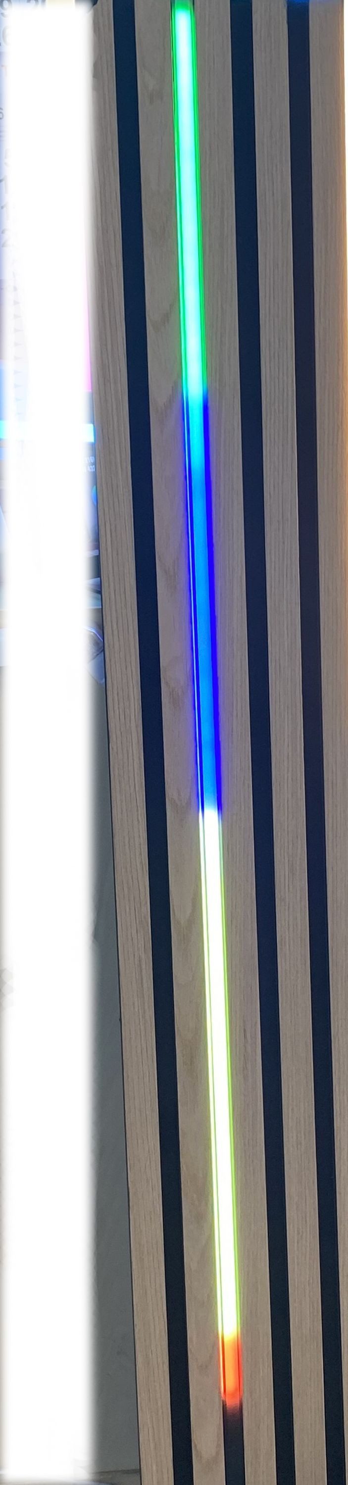XENON LED Dekolicht 5364 LED Digital Leuchte für Akustik Paneele RGB 1,50m + Netzteil, Xenon / Mehrfarbig