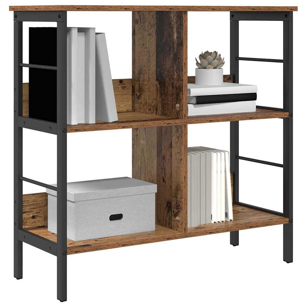 vidaXL Bücherregal Bücherregal Altholz 82 x 32 x 79 cm Holzwerkstoff, 1-tlg günstig online kaufen