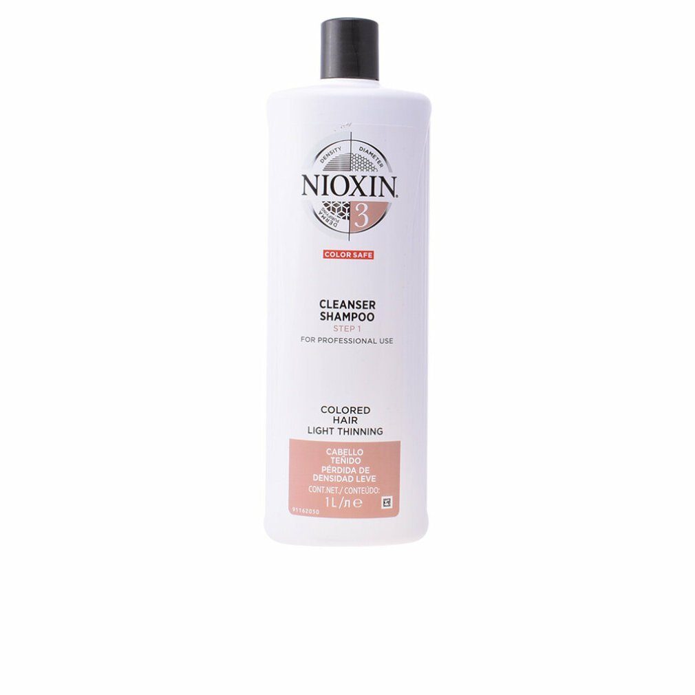 Haarshampoo Shampoo 1000ml Nioxin System Cleanser 3 Wella Nioxin