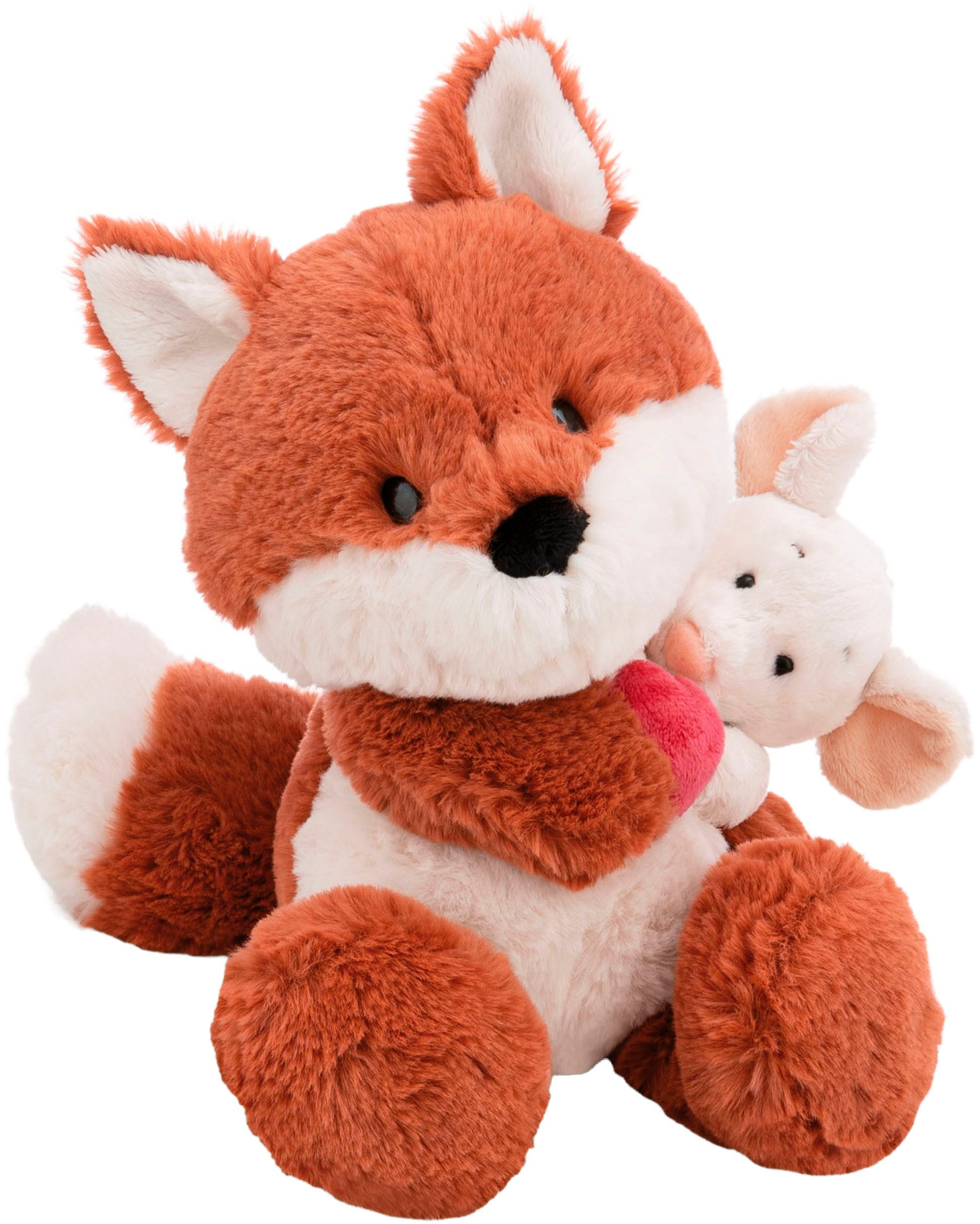Nici Kuscheltier Love, Love Fuchs Miro 28cm mit Herz und Love Maus Mira 15cm
