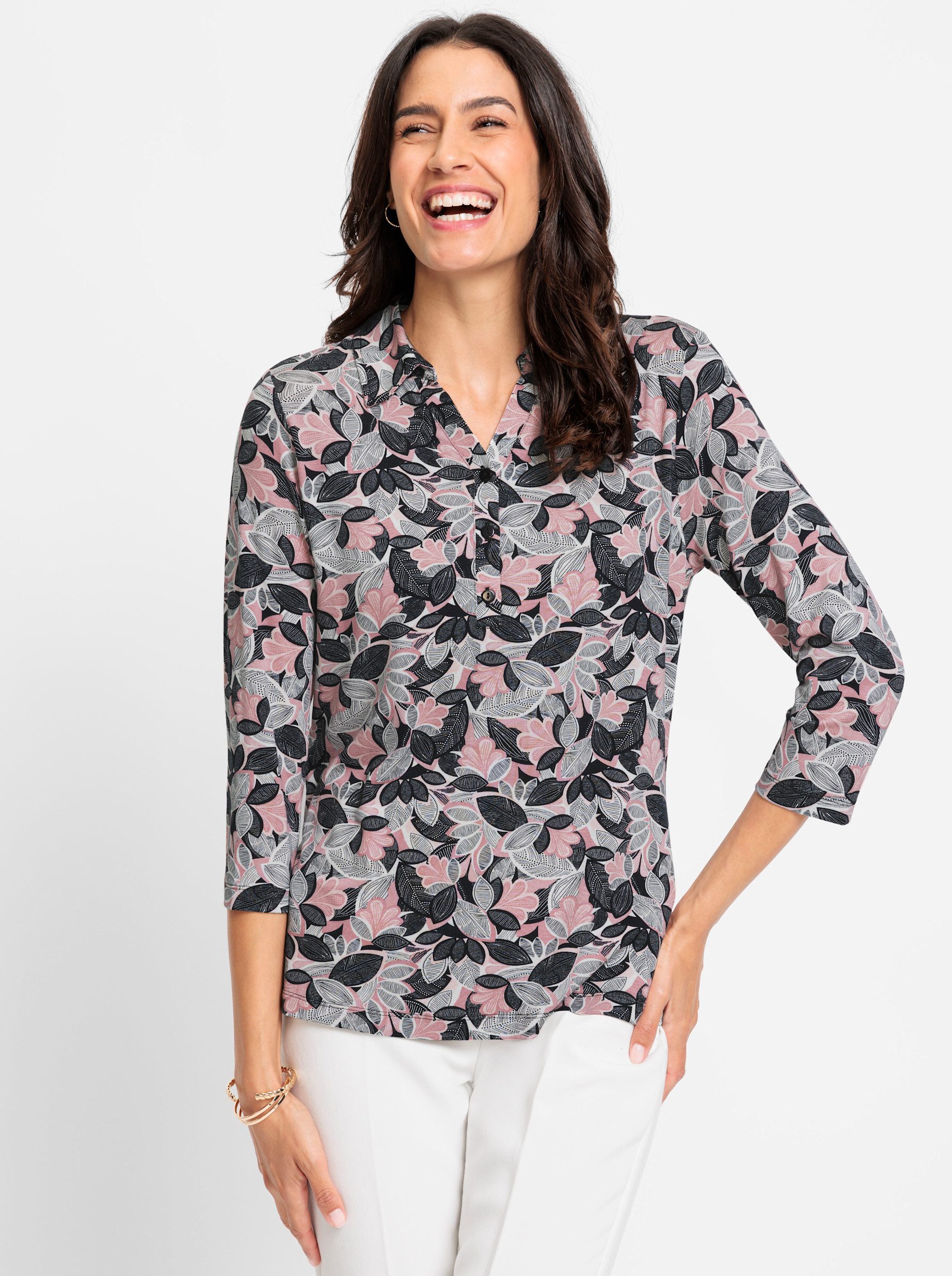 T-Shirt Poloshirt 3/4-Arm
