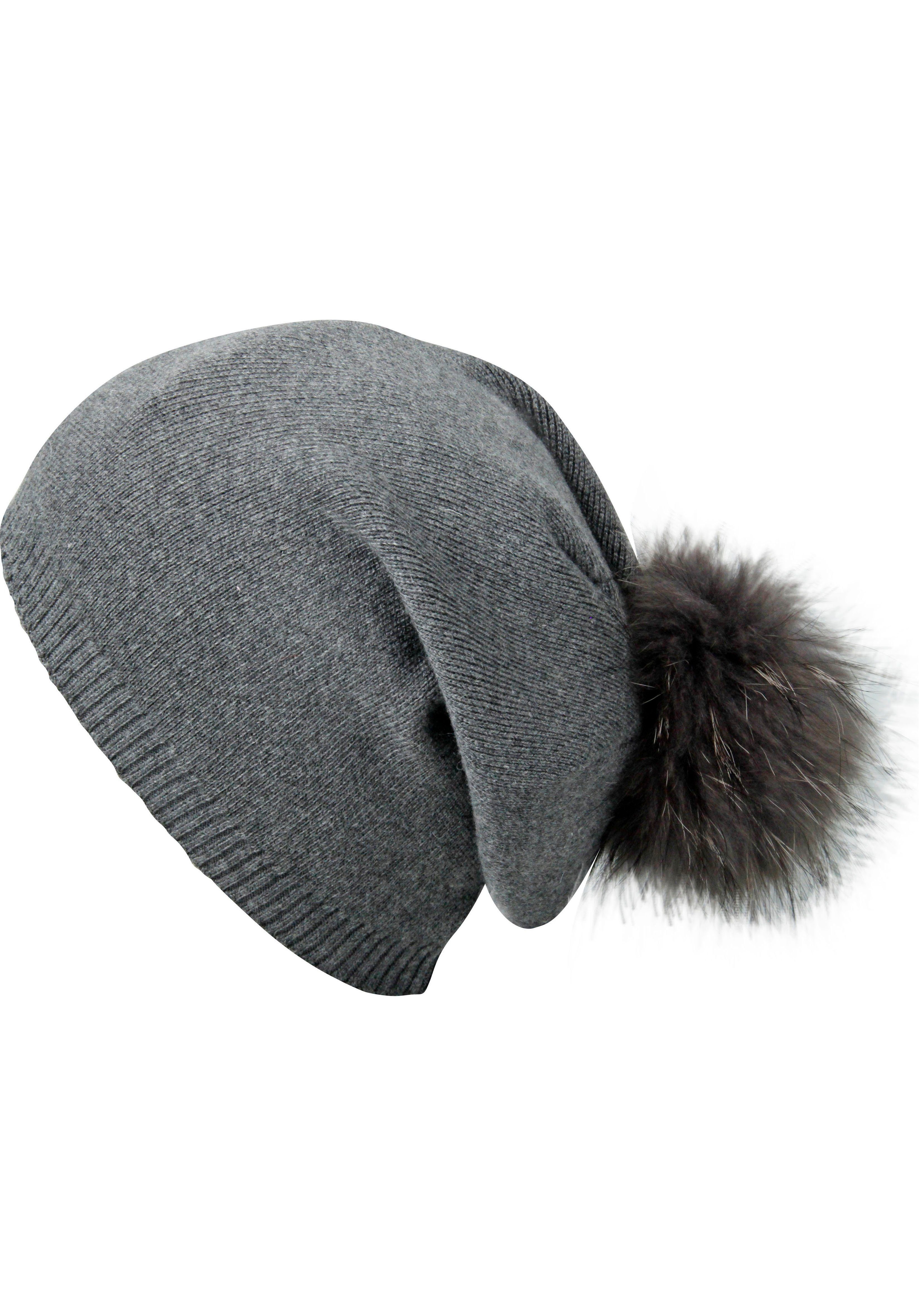 Capelli New York Beanie mit Metall-Logo an der Krempe günstig online kaufen