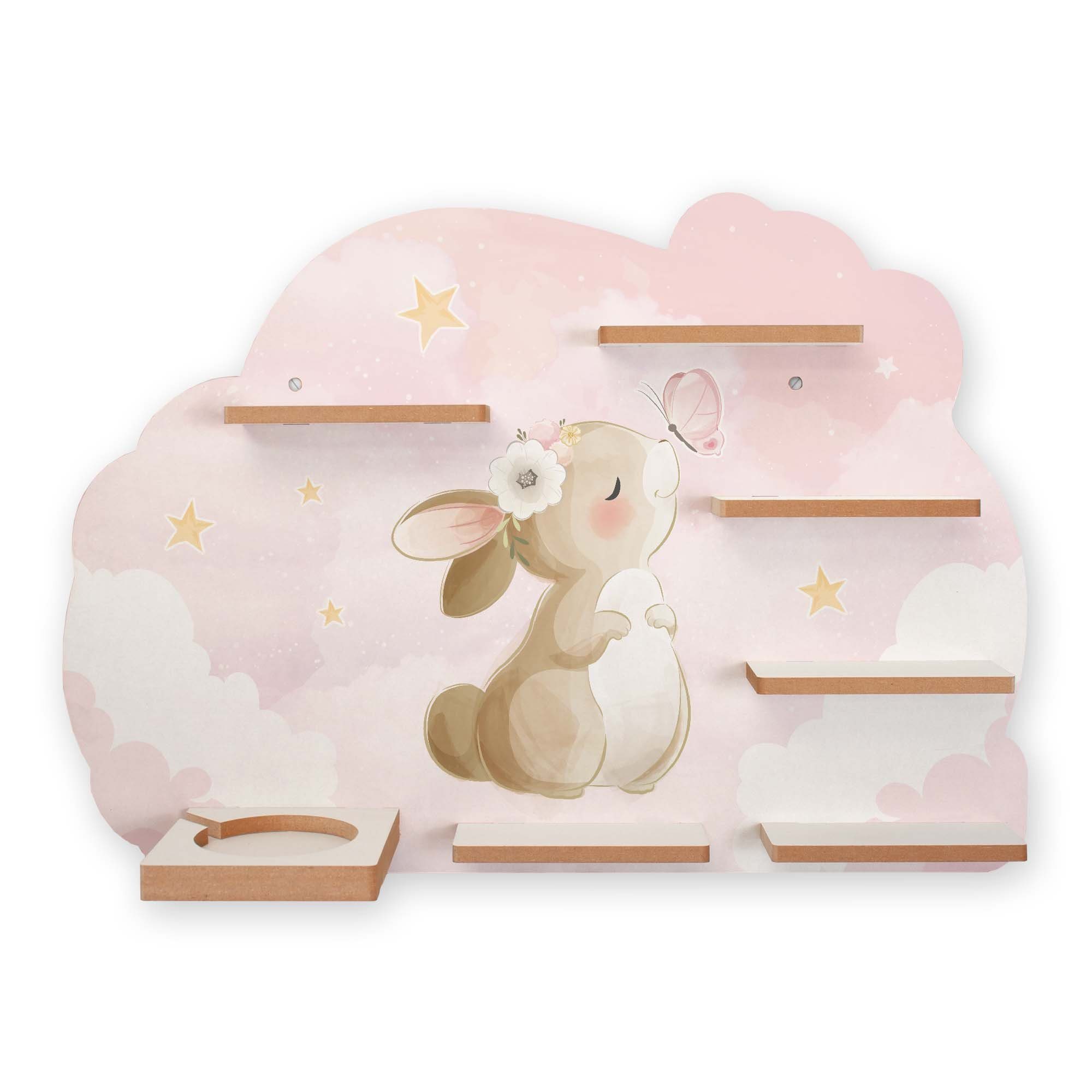 Kreative Feder Wandregal MUSIKBOX-REGAL Häschen & Schmetterling, für TONIE- günstig online kaufen