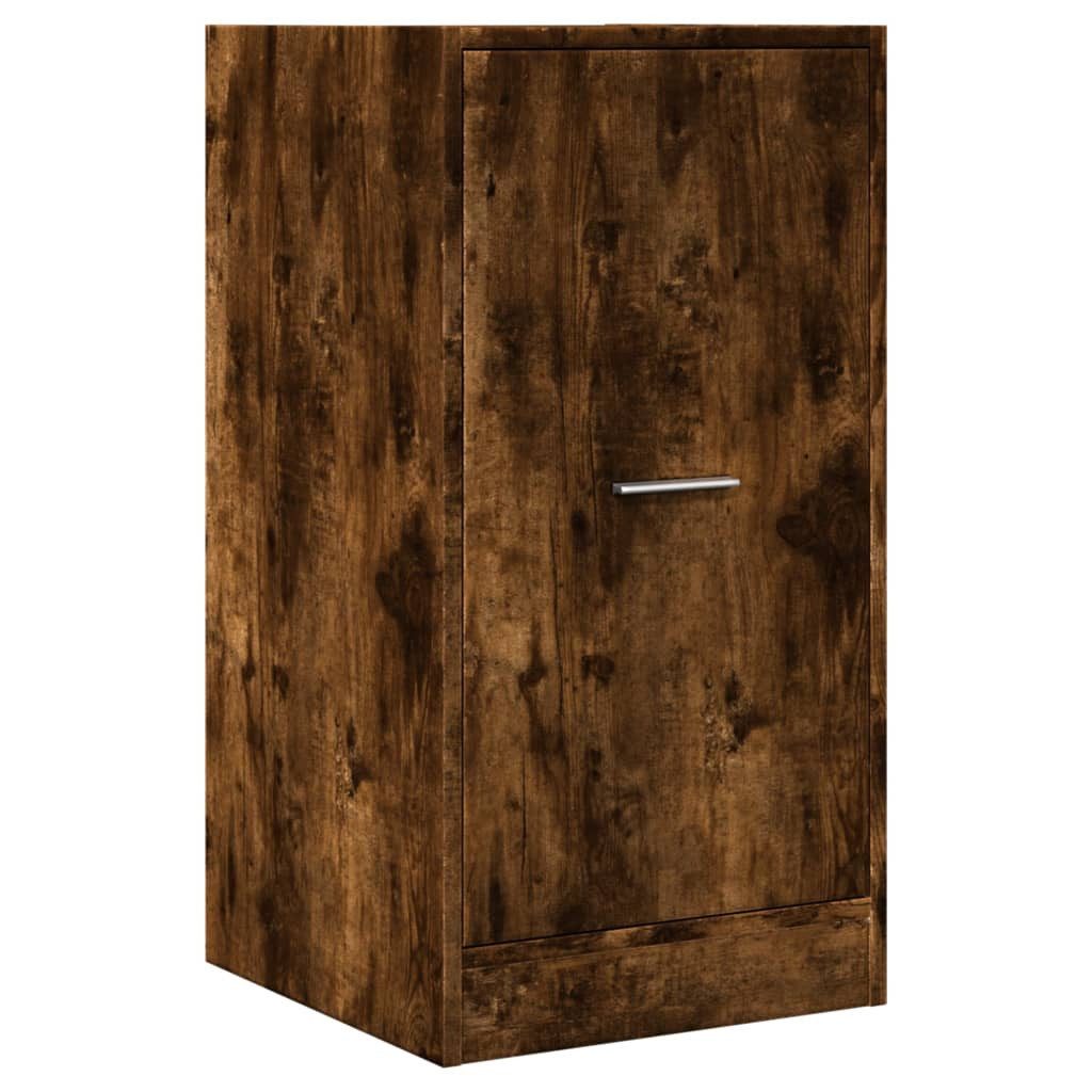 vidaXL Apothekerschrank 40 x 41 x 775 cm Apothekerschrank Räuchereiche 40x41x77,5 cm Spanplatt