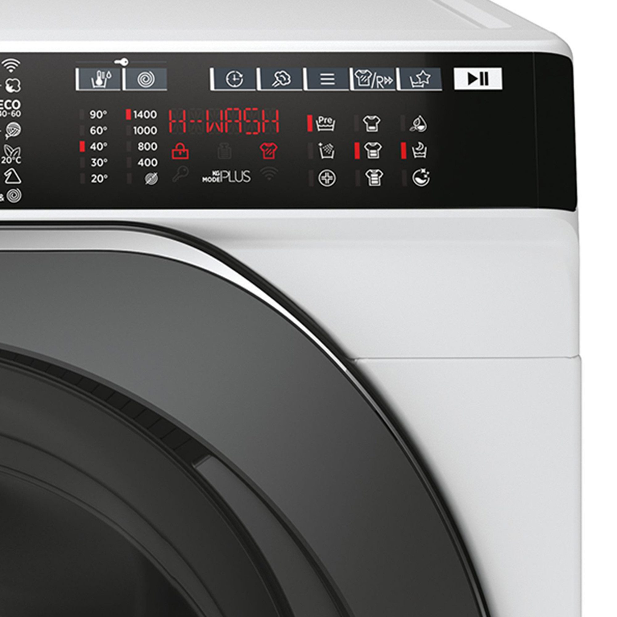Hoover Waschmaschine HWP 411AMBC/1-S, 11 kg, 1400 U/min, Power Care, ActiveSteam, hOn App / Wi-Fi + Bluetooth – Bild 5 von 5
