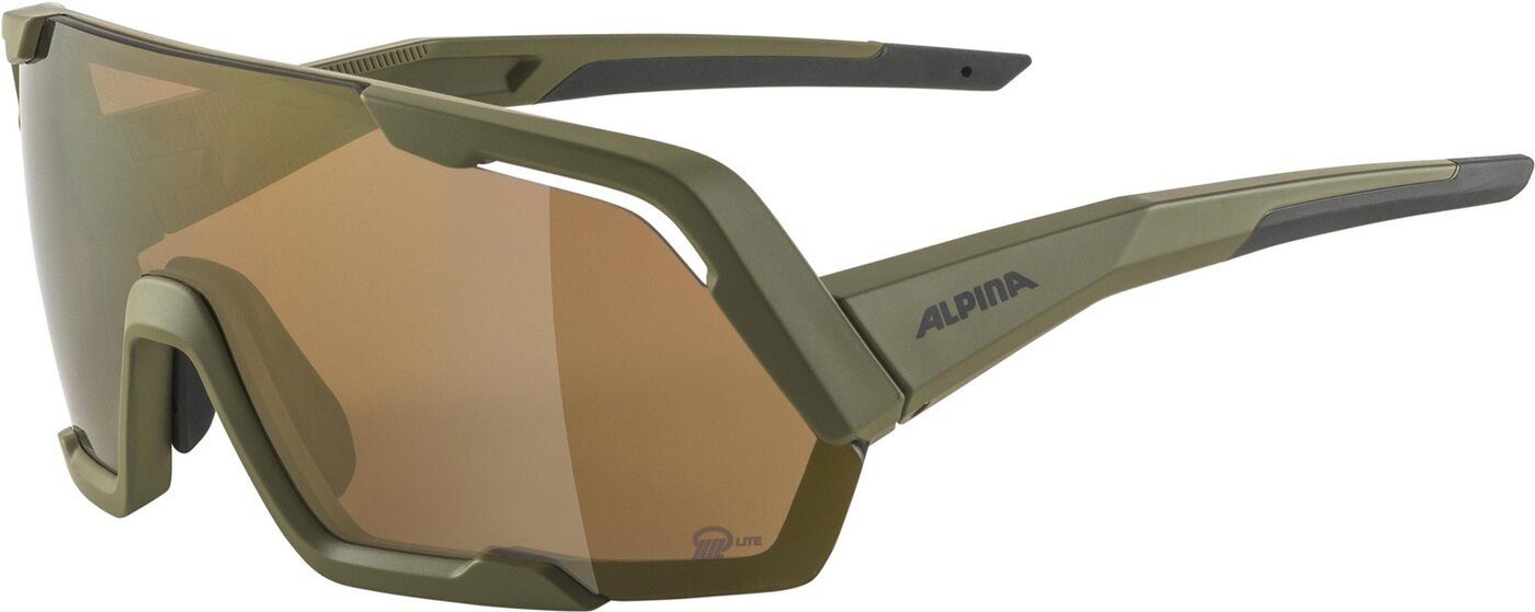 Alpina Sports Sonnenbrille ROCKET Q-LITE matt 71 olive