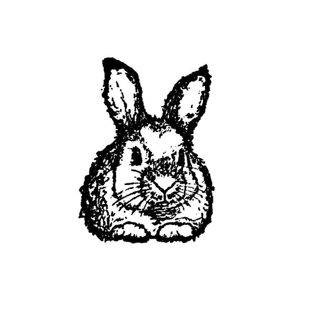 Rayher Stempel Häschen, 3 cm