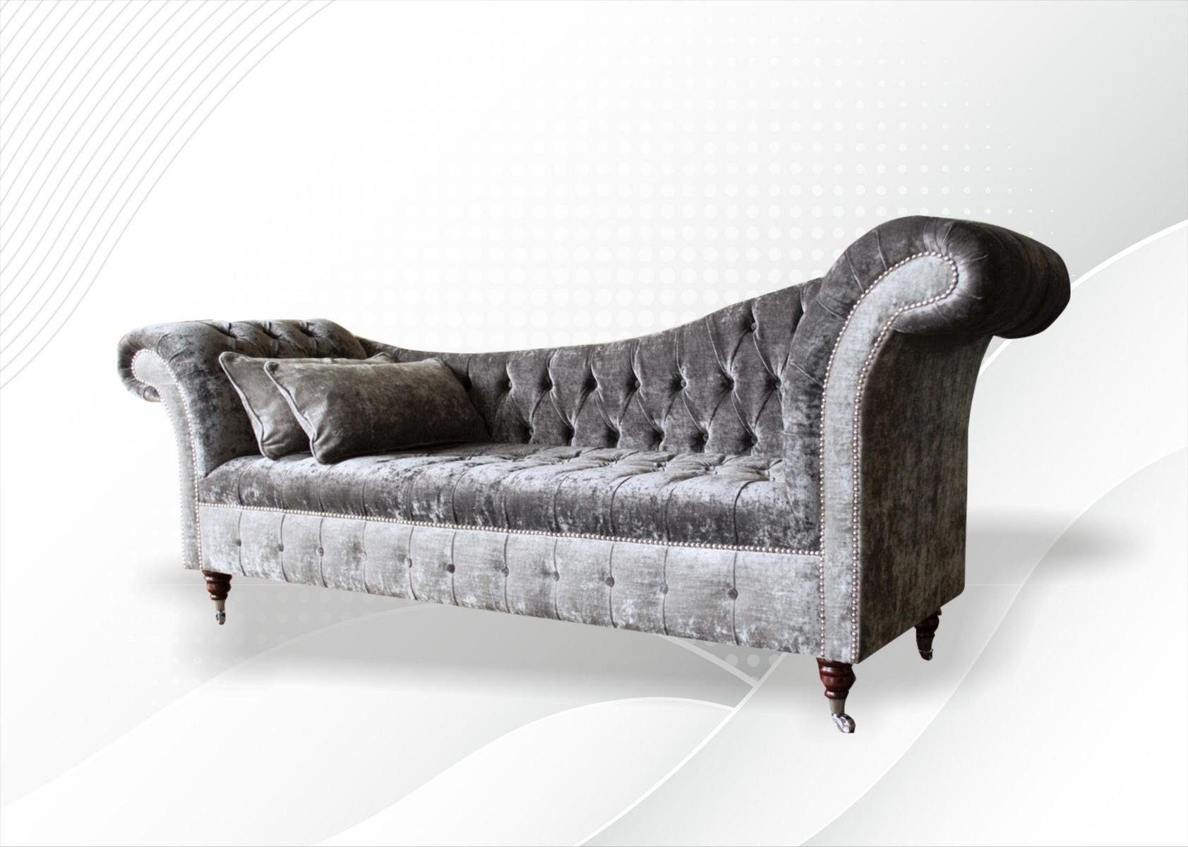JVmoebel 3-Sitzer, Chesterfield 3 Sitzer Sofa 220 Design cm Sofa Couch