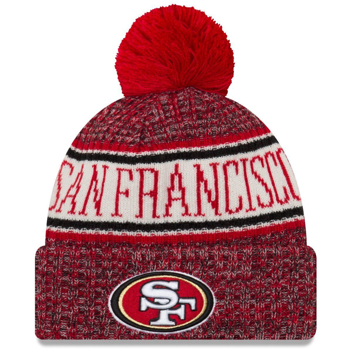 Fleecemütze NFL Sideline Bobble San Francisco 49ers