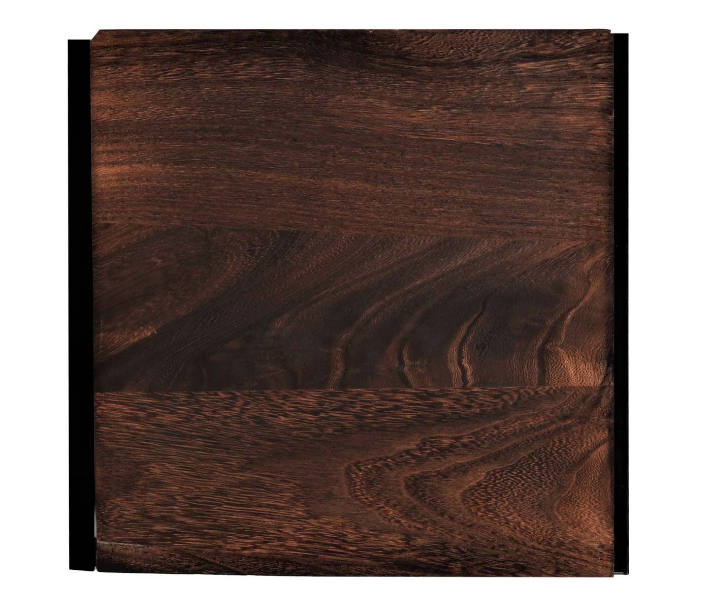 Dicke Holzplatte, Pflegeleichte Fußbodenschoner MCW-K71-B, MCW Oberfläche, Inkl. cm Blumentisch 5 dunkelbraun