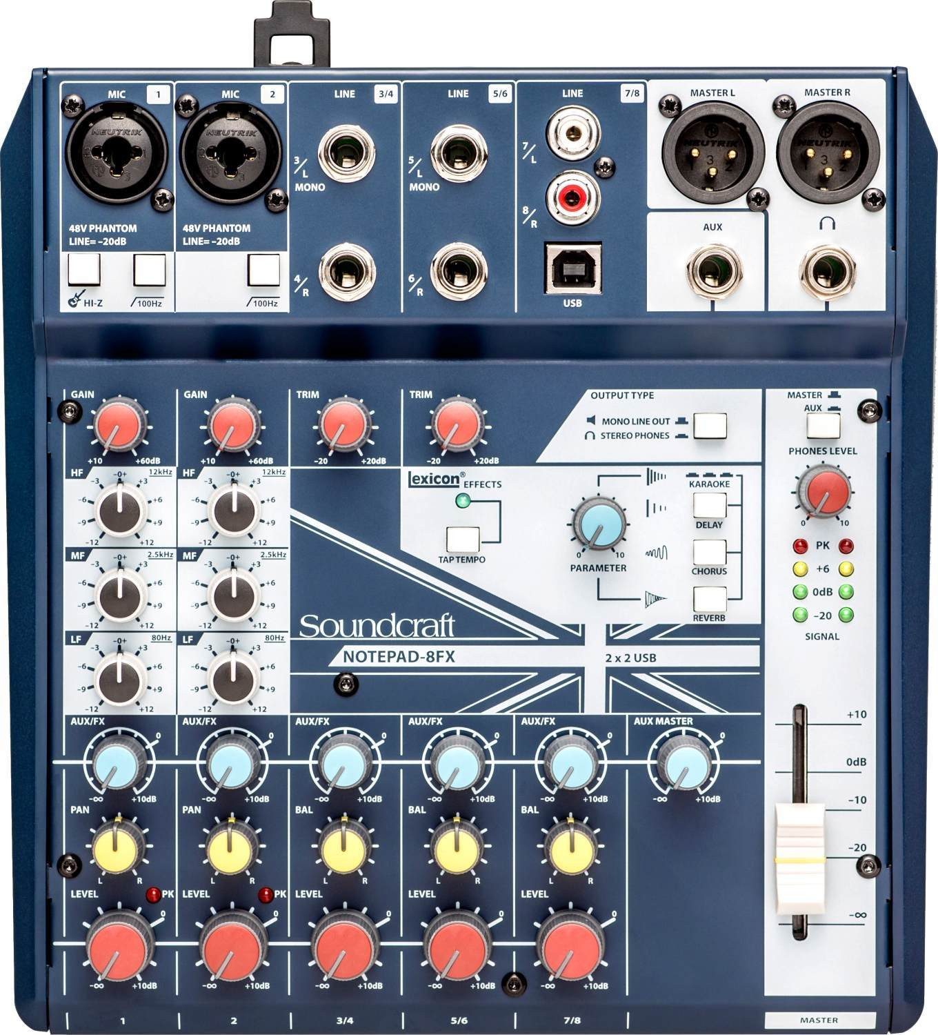 Soundcraft Mischpult Soundcraft Notepad-8FX