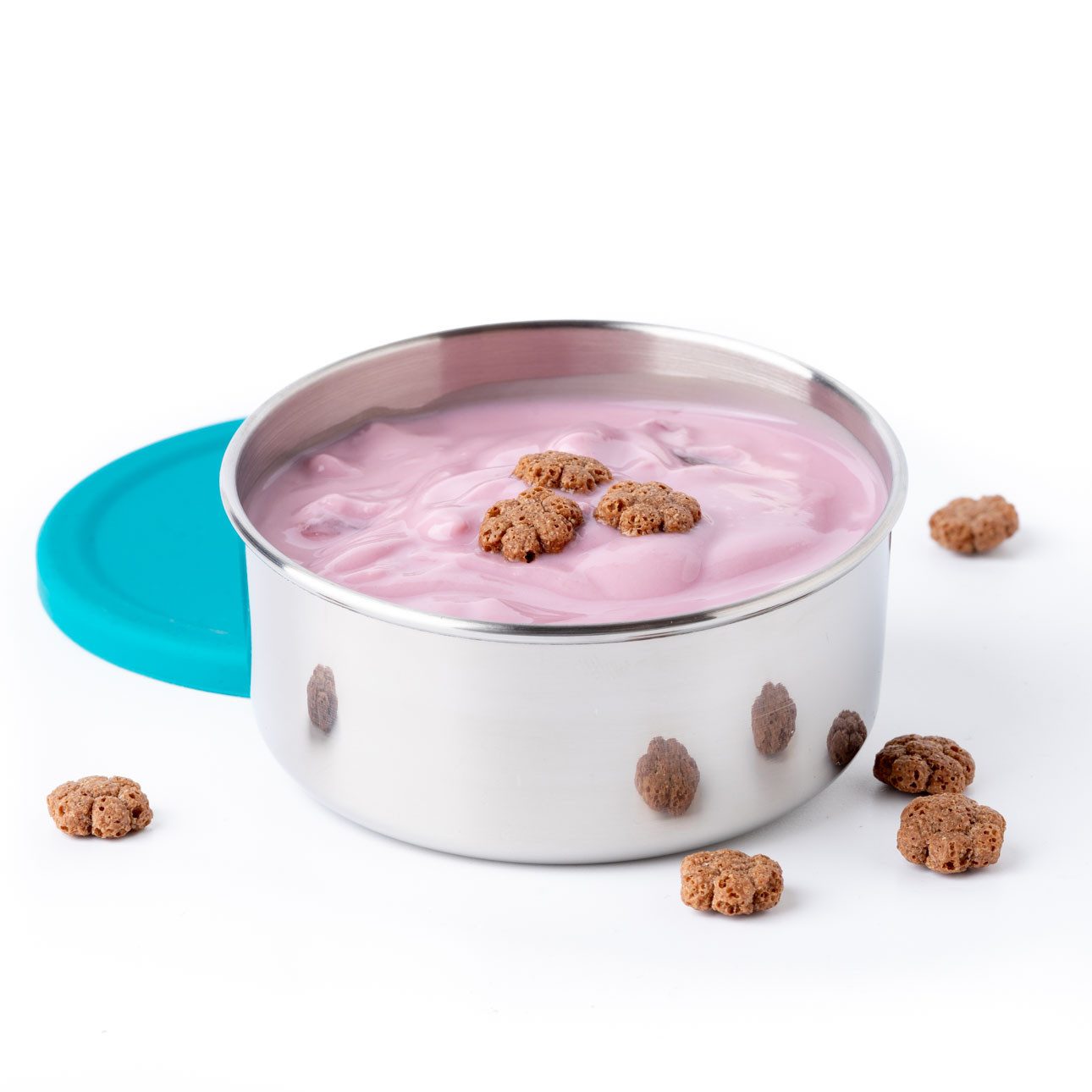 LEKKABOX Lunchbox Auslaufsichere Edelstahldose, 180ml - Joghurt, Dressing & Obst To Go, Wasserdicht transportiert – Joghurt, Obst und Dips sicher mitnehmen – Bild 5 von 5