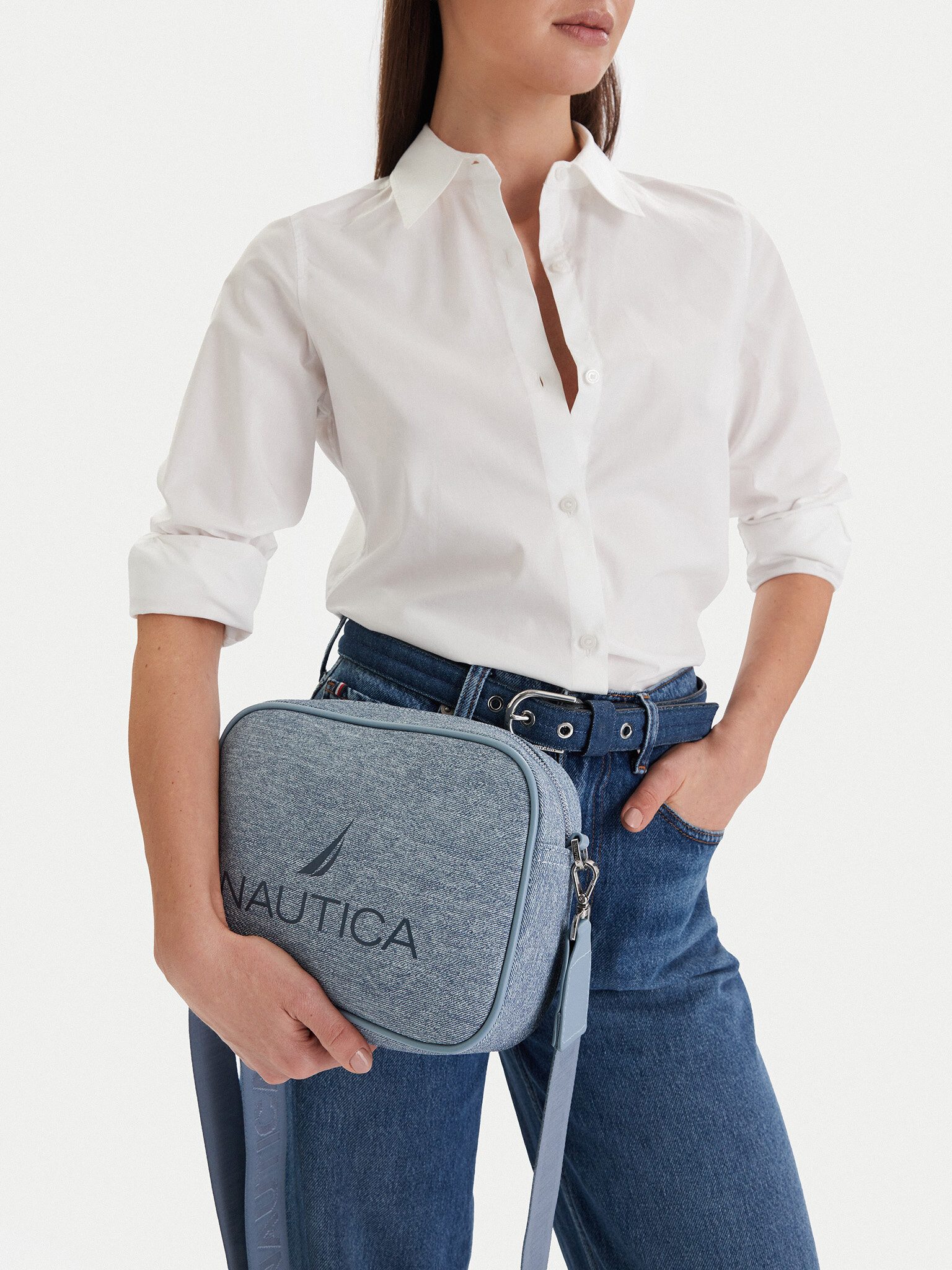 NAUTICA Handtasche Nautica Damenhandtasche Blau NAUTICA-CEO-NTC-L-002-09 Blau