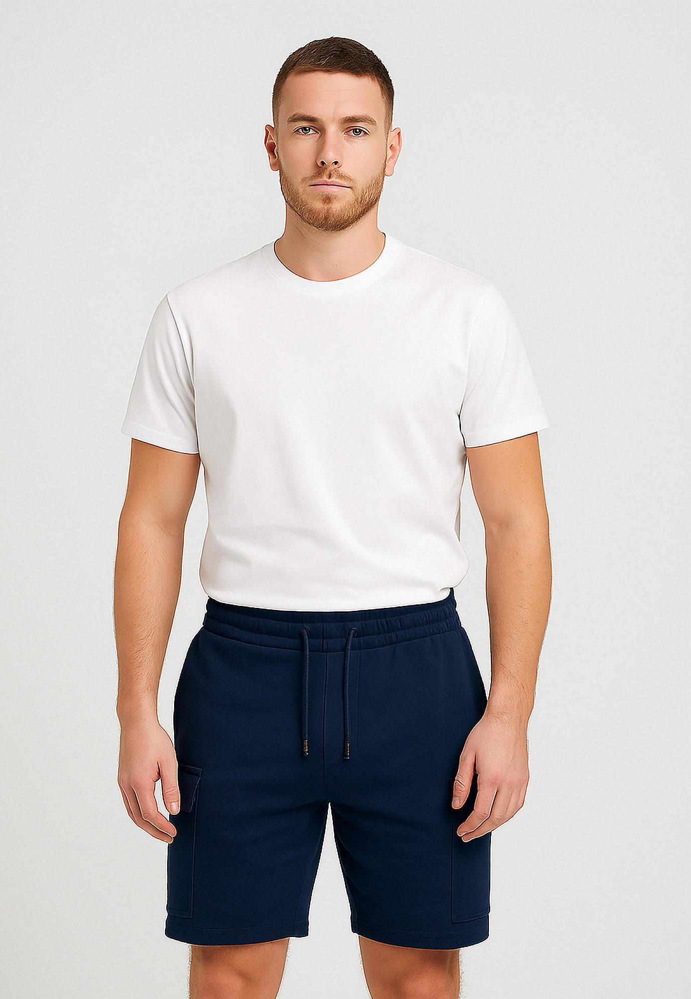 Egomaxx Sweatshorts Mit Cargo-Details und komfortablem günstig online kaufen
