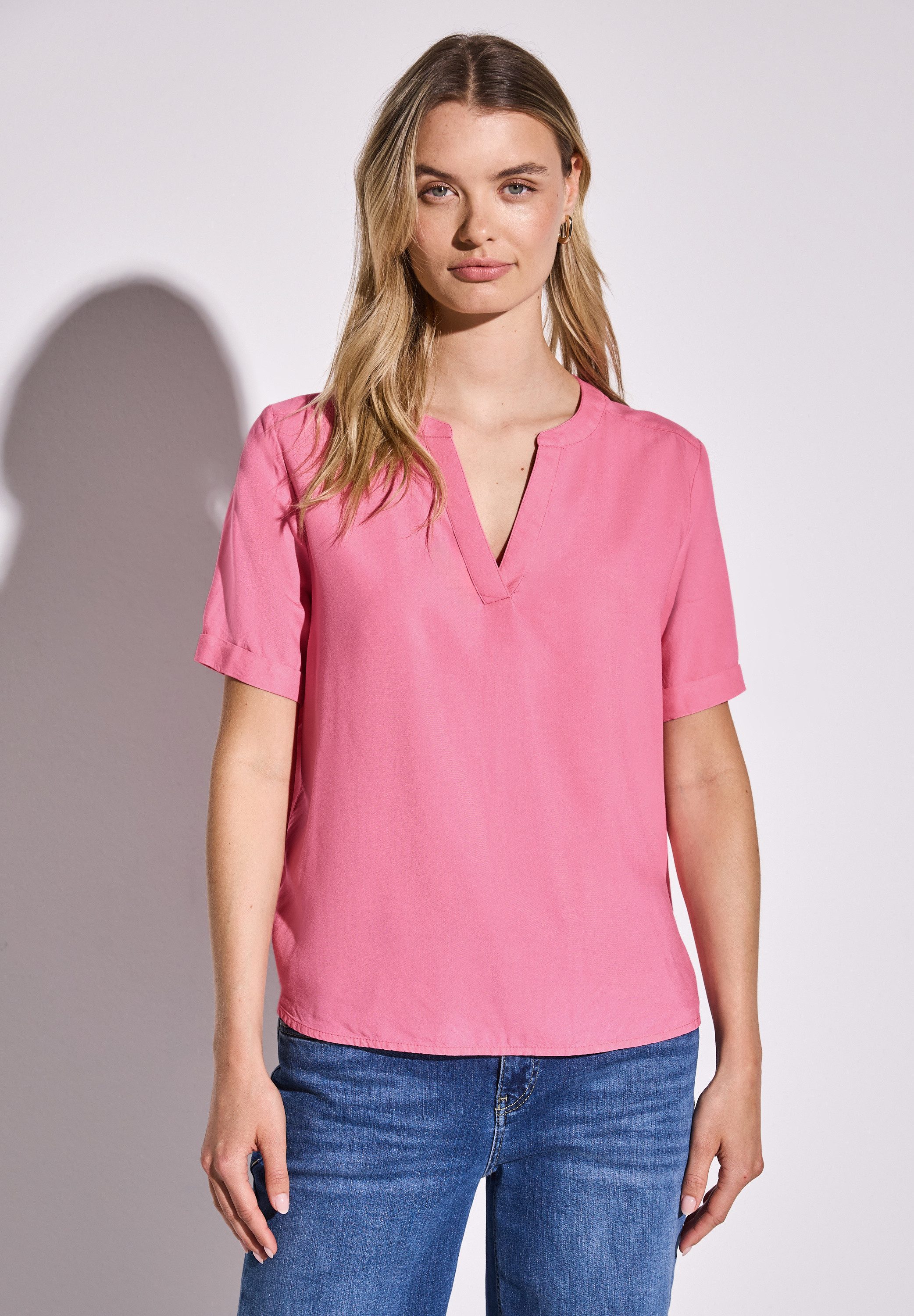 STREET ONE Shirtbluse, aus softer Viskose günstig online kaufen