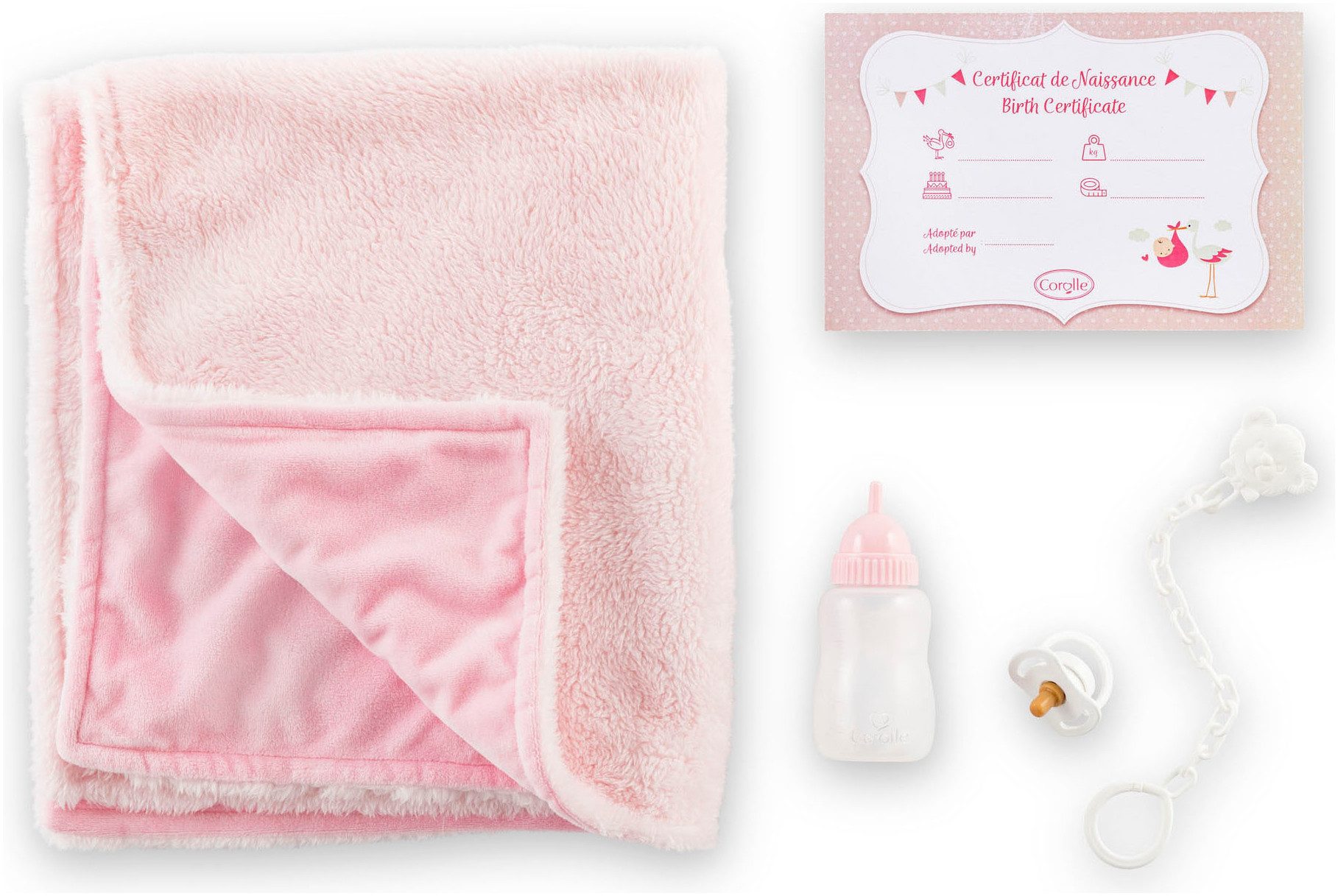 Corolle® Babypuppe Mon Grand Poupon Rose Newborn, mit Vanilleduft – Bild 5 von 5