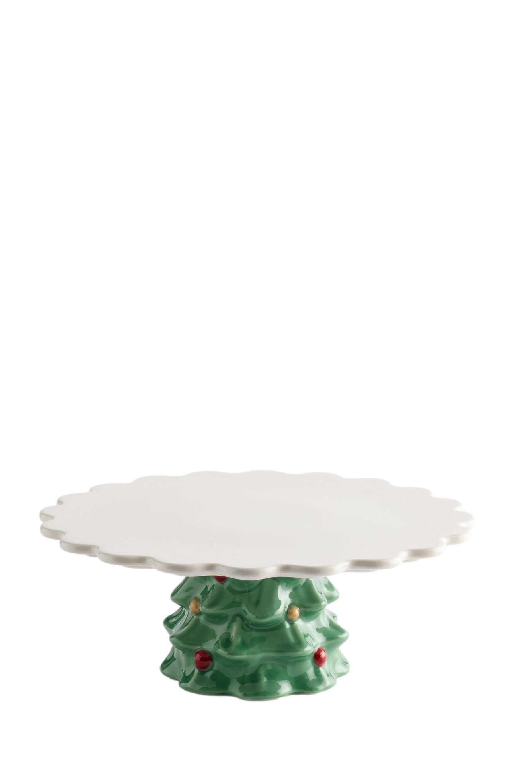 Next Tortenständer Kuchenständer Weihnachtsbaum-Motiv, Steingut, (1-tlg)