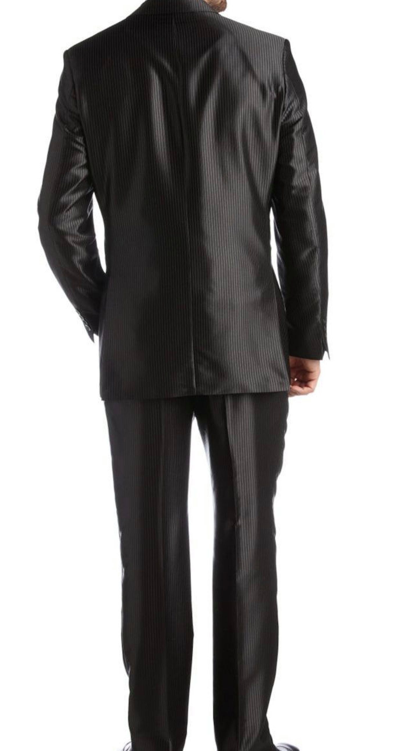 Keskin Collection Anzug StrukturBlau und Schwarz Schattenstreifen Set (Set, günstig online kaufen