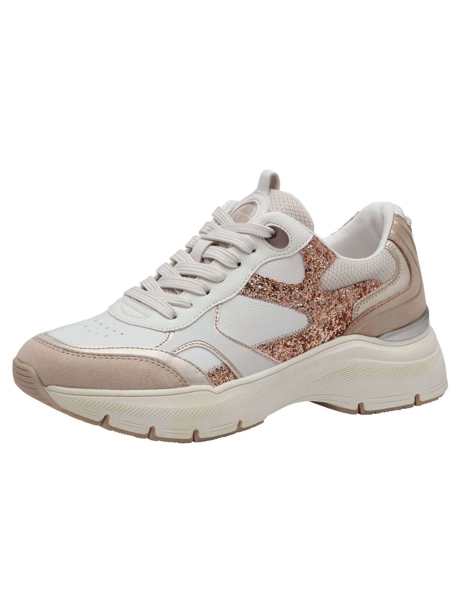 Tamaris Removable Sock mit Schnürsenkel kein Absatz Sneaker Removable Sock