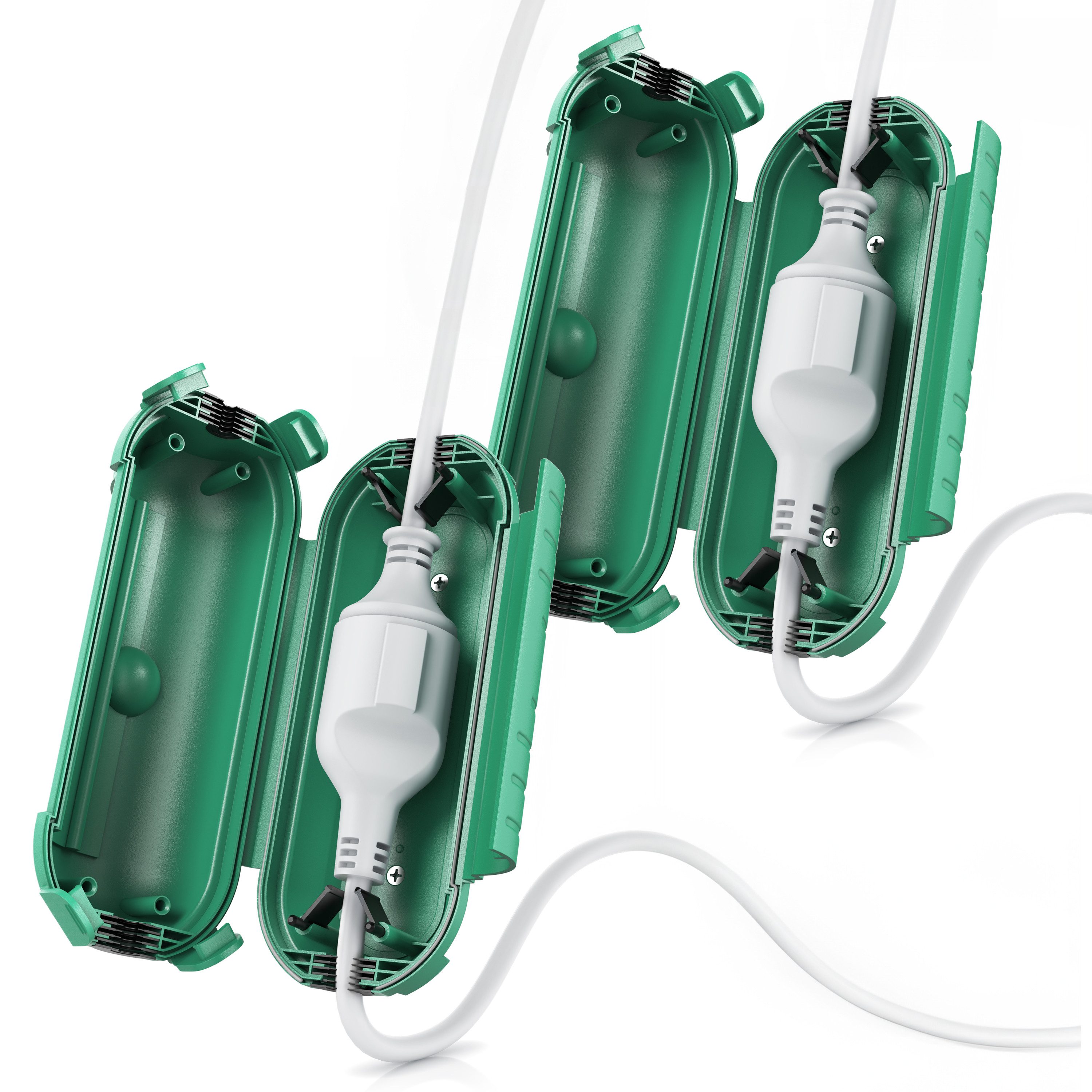 BEARWARE Kabelbox wetterbeständige Schutzbox für Verlängerungskabel, (2-tlg günstig online kaufen