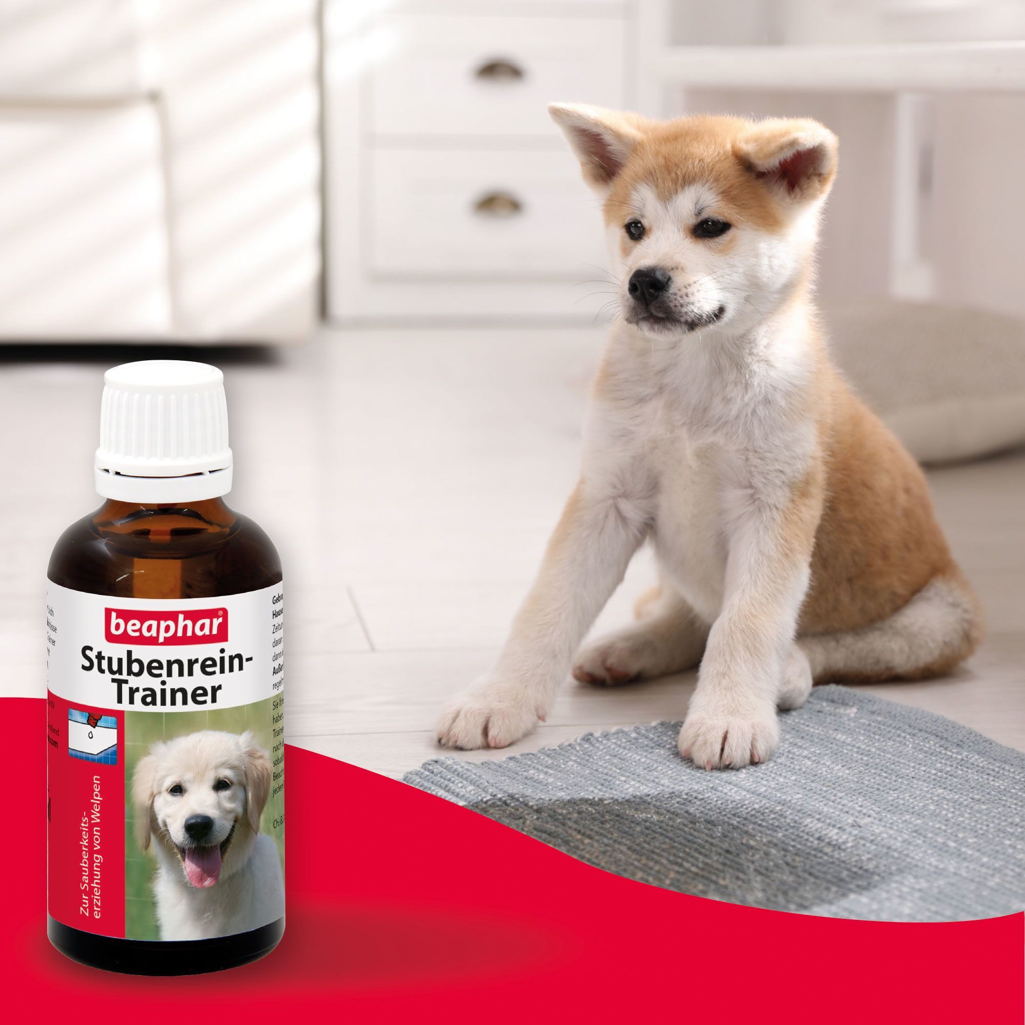 beaphar Hundetoilette Beaphar Puppy Trainer, Stubenrein-Trainer für Welpen - 20 ml